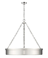 Anders LED 3 Light Chandelier Polished Nickel