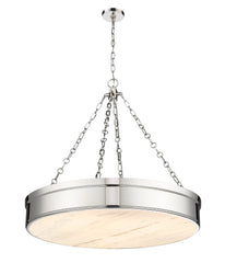 Anders LED 3 Light Chandelier Polished Nickel