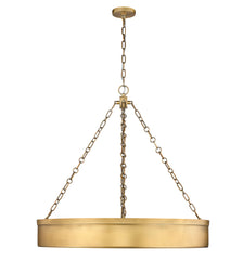 Anders LED 3 Light Chandelier Rubbed Brass