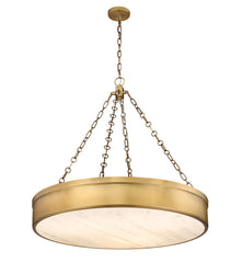 Anders LED 3 Light Chandelier Rubbed Brass