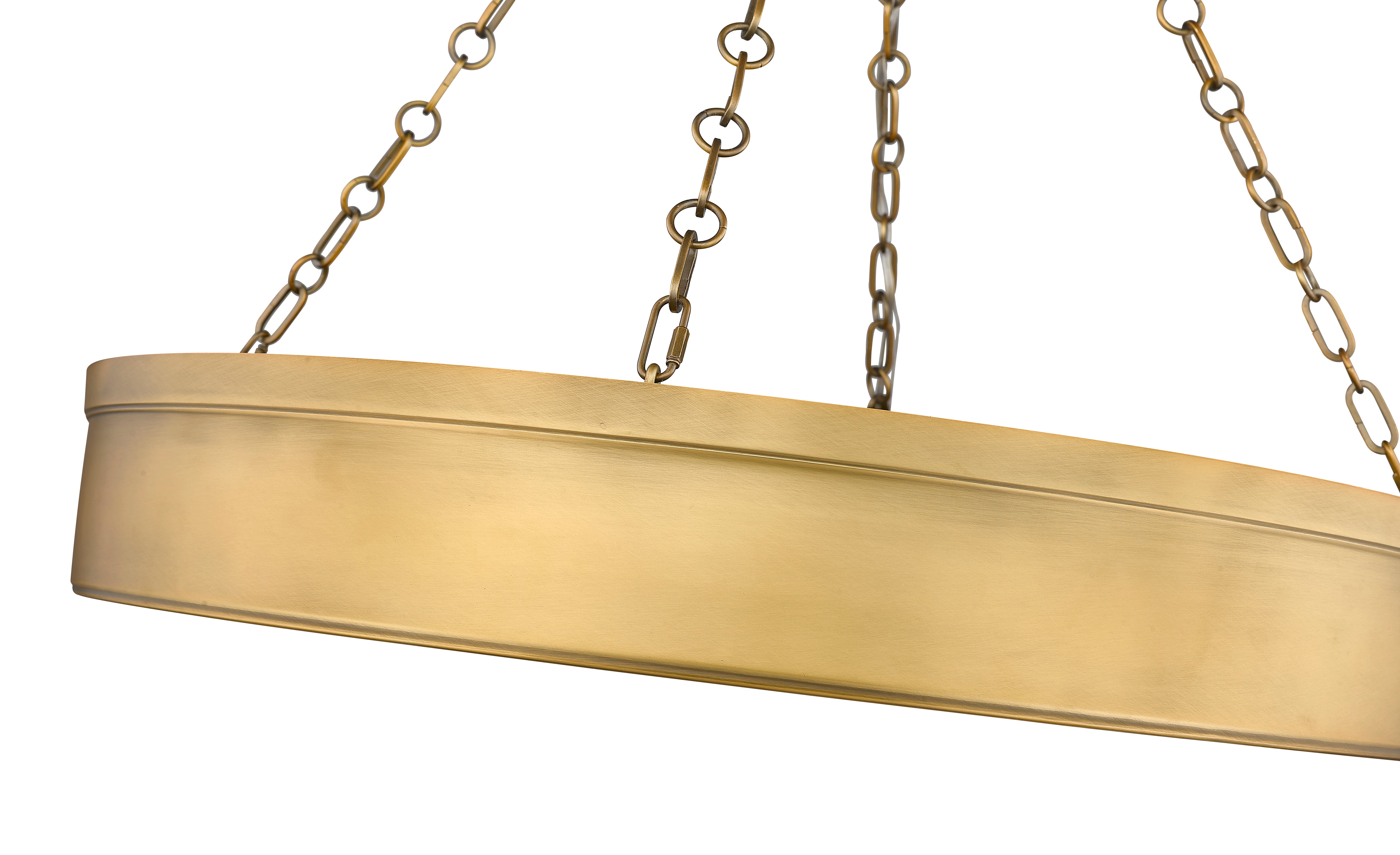 Anders LED 3 Light Chandelier Rubbed Brass