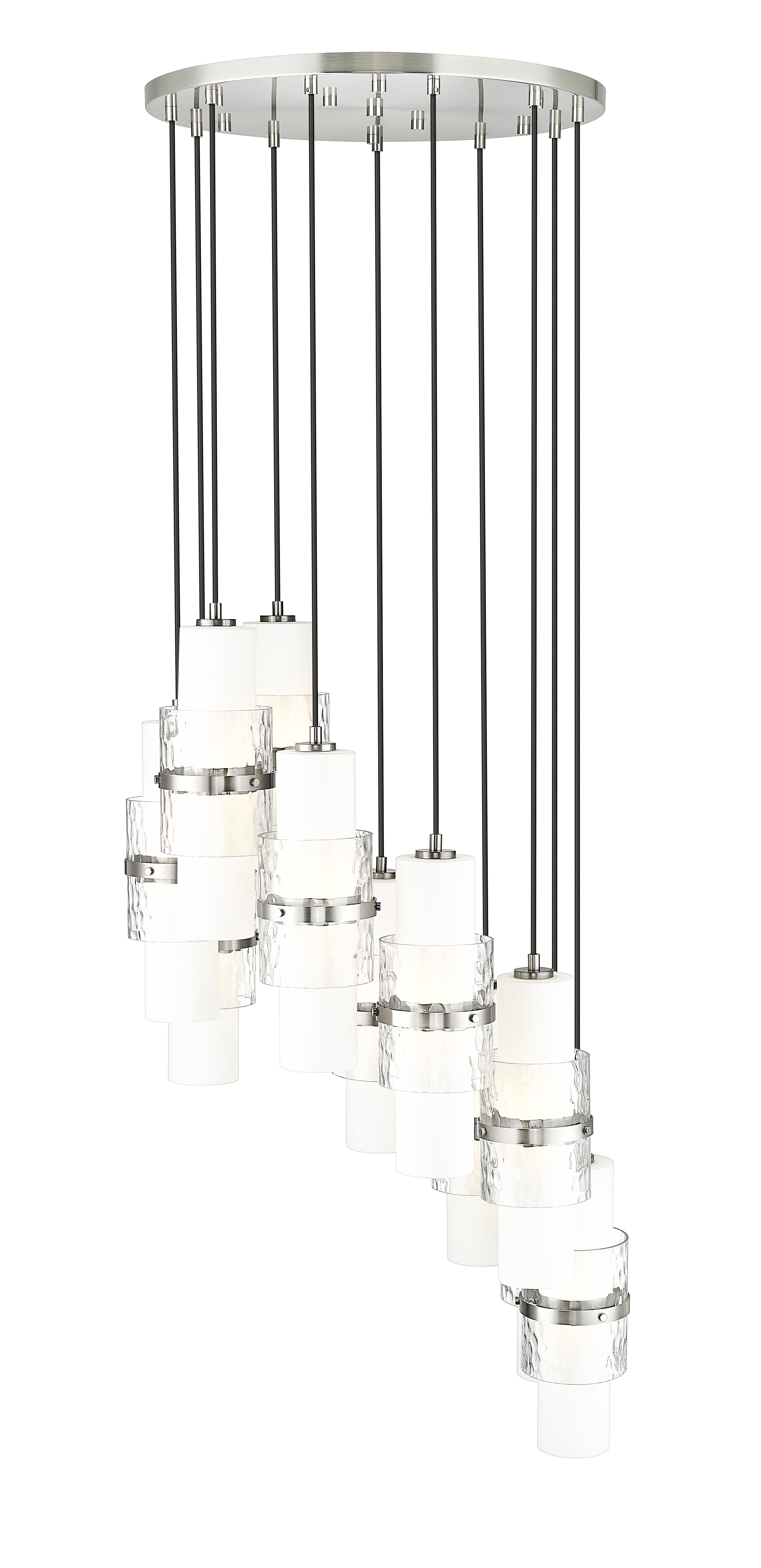 Cayden 11 Light Chandelier Brushed Nickel
