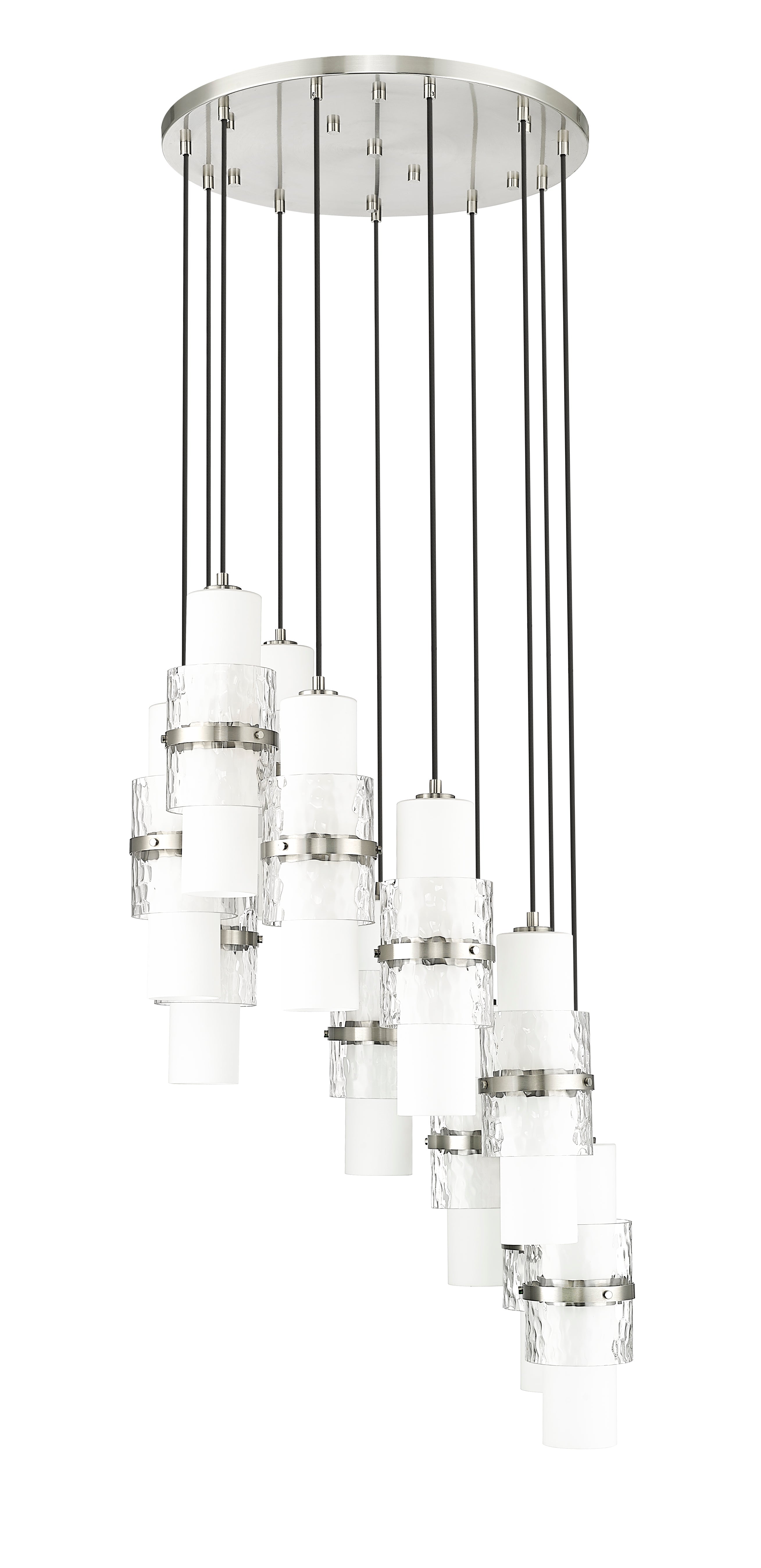 Cayden 11 Light Chandelier Brushed Nickel