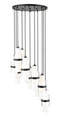 Cayden 11 Light Chandelier Matte Black