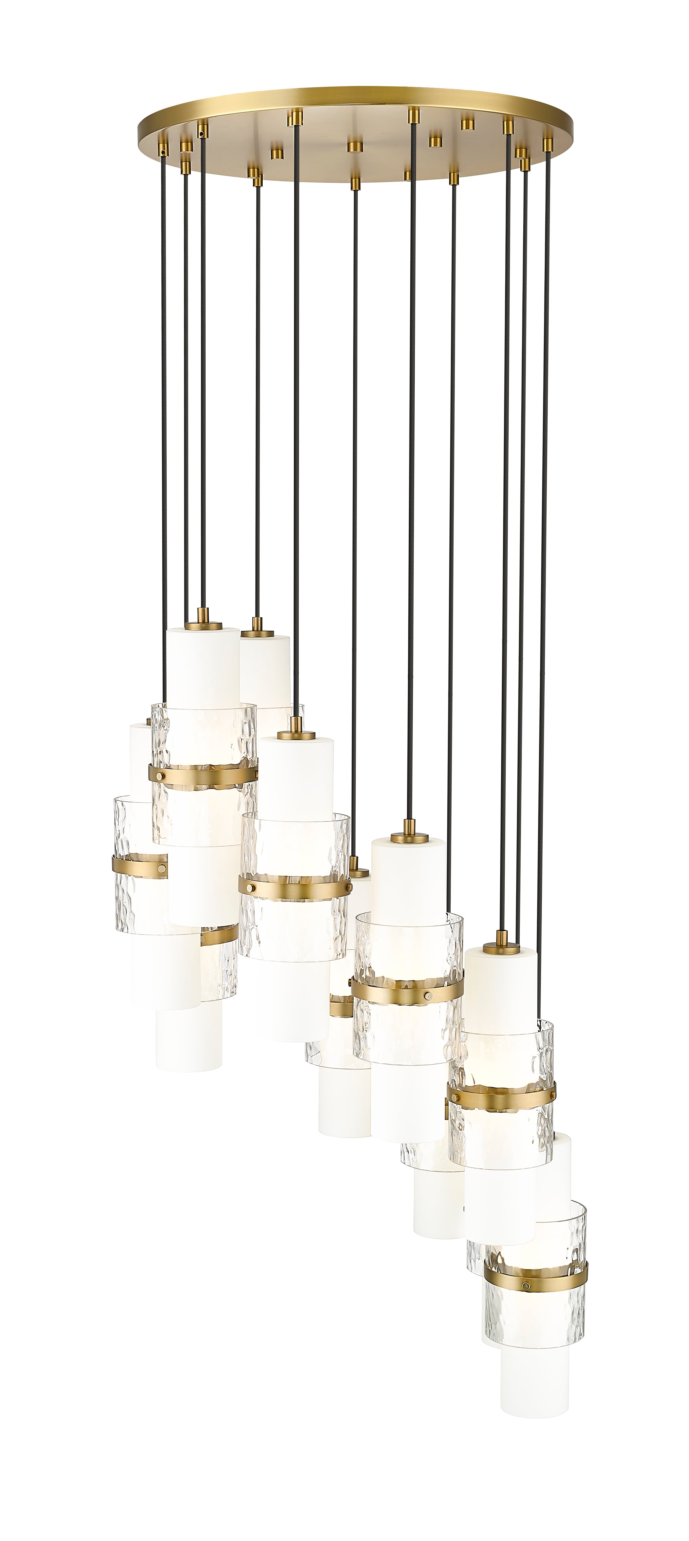 Cayden 11 Light Chandelier Modern Gold