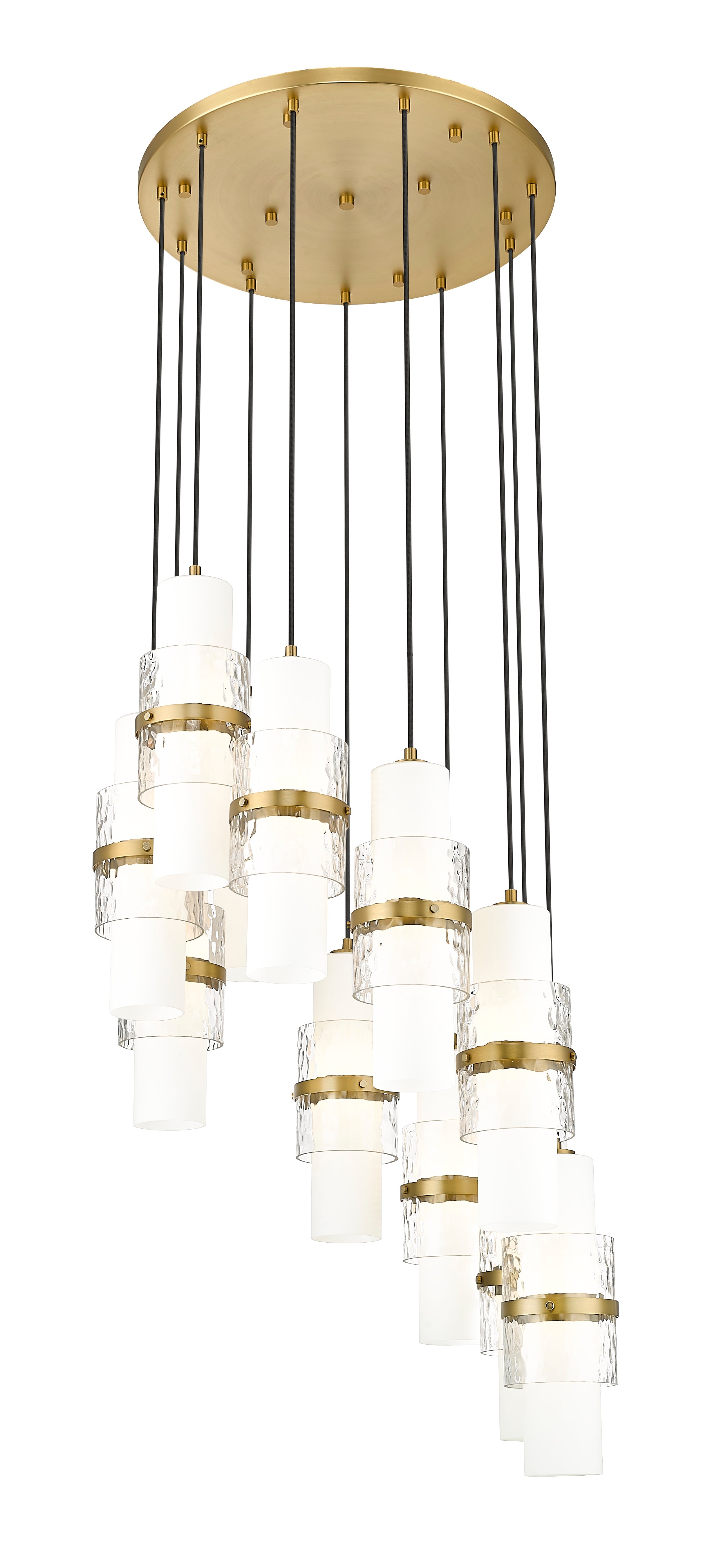 Cayden 11 Light Chandelier Modern Gold