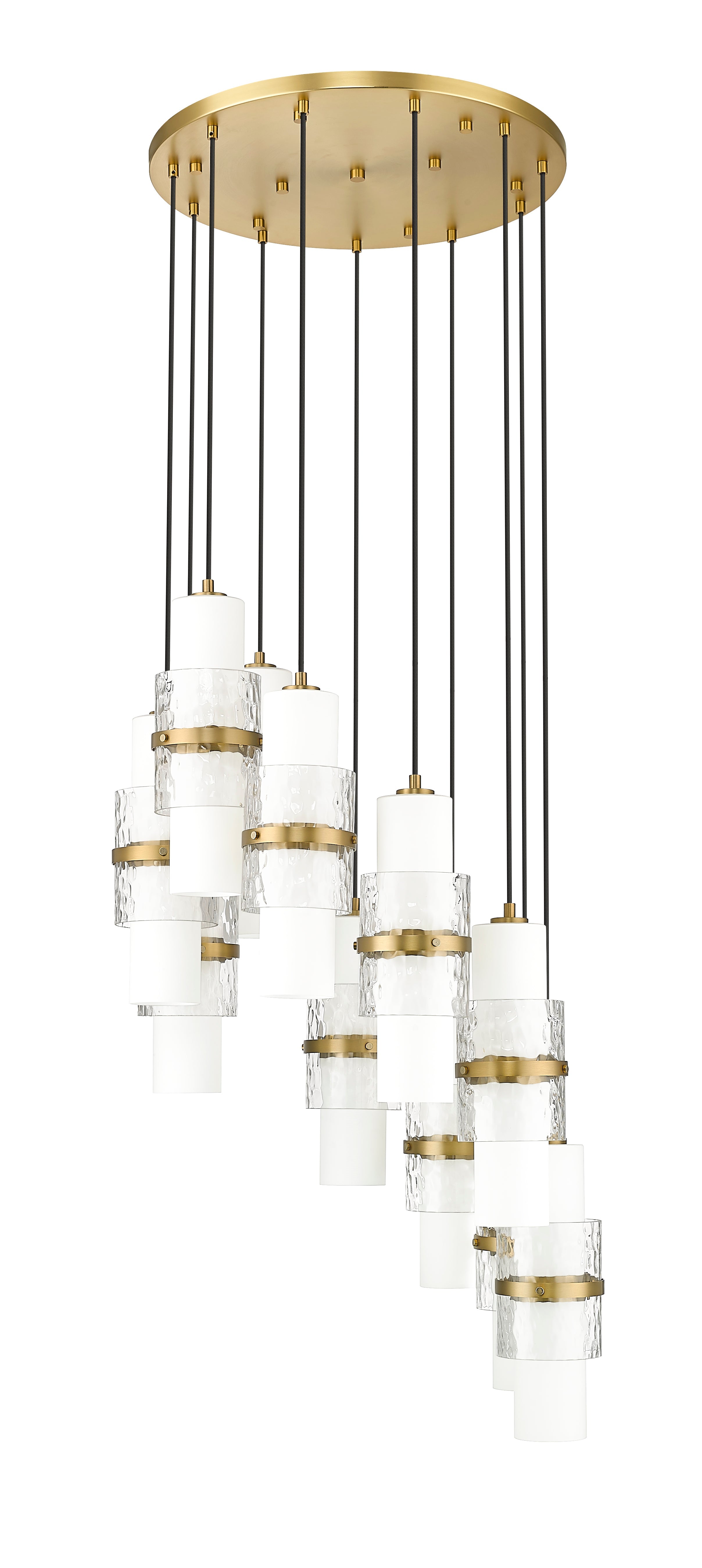 Cayden 11 Light Chandelier Modern Gold