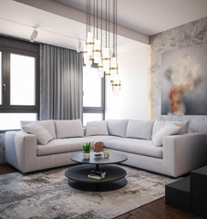 Cayden 11 Light Chandelier Modern Gold