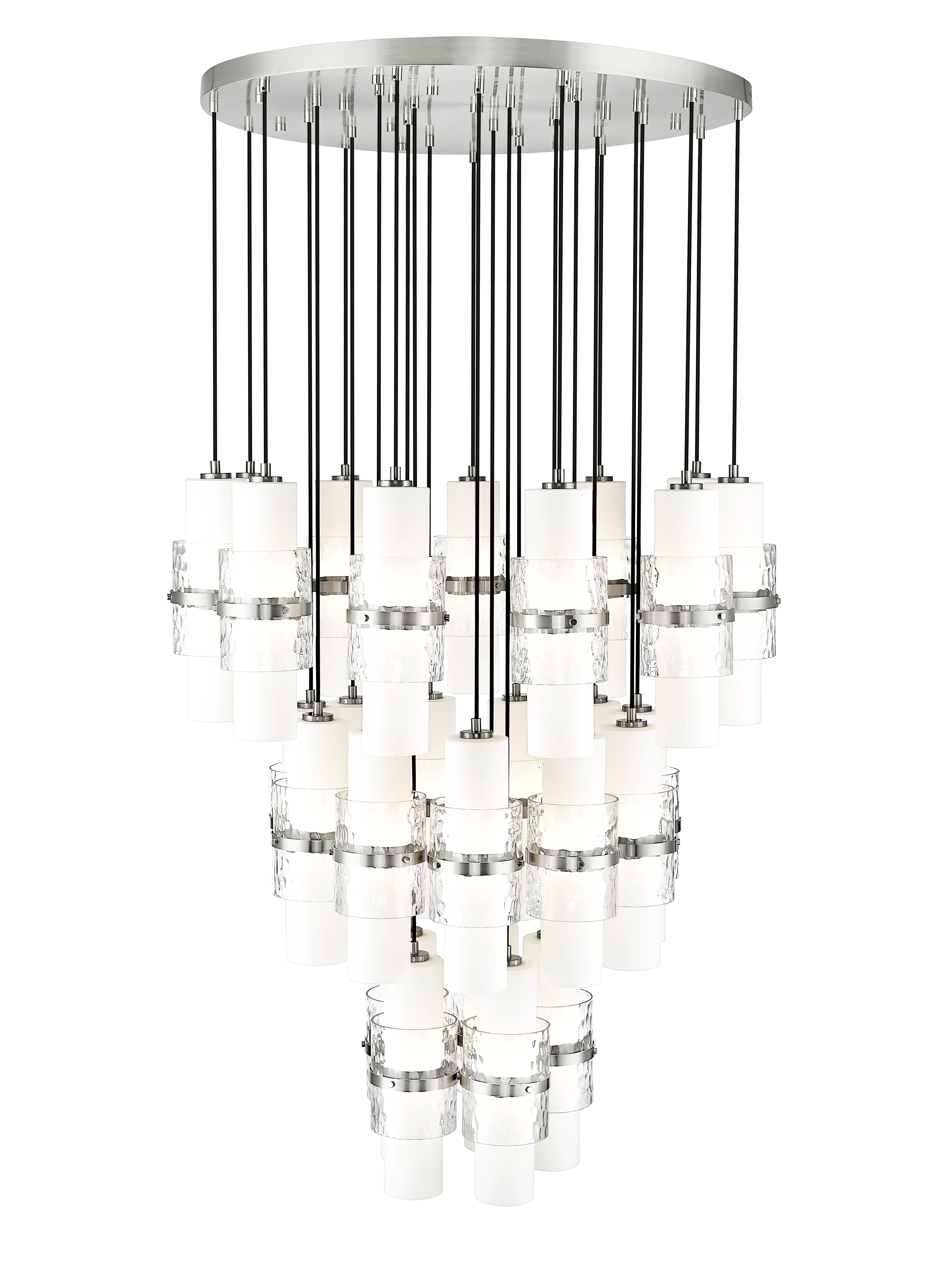 Cayden 27 Light Chandelier Brushed Nickel