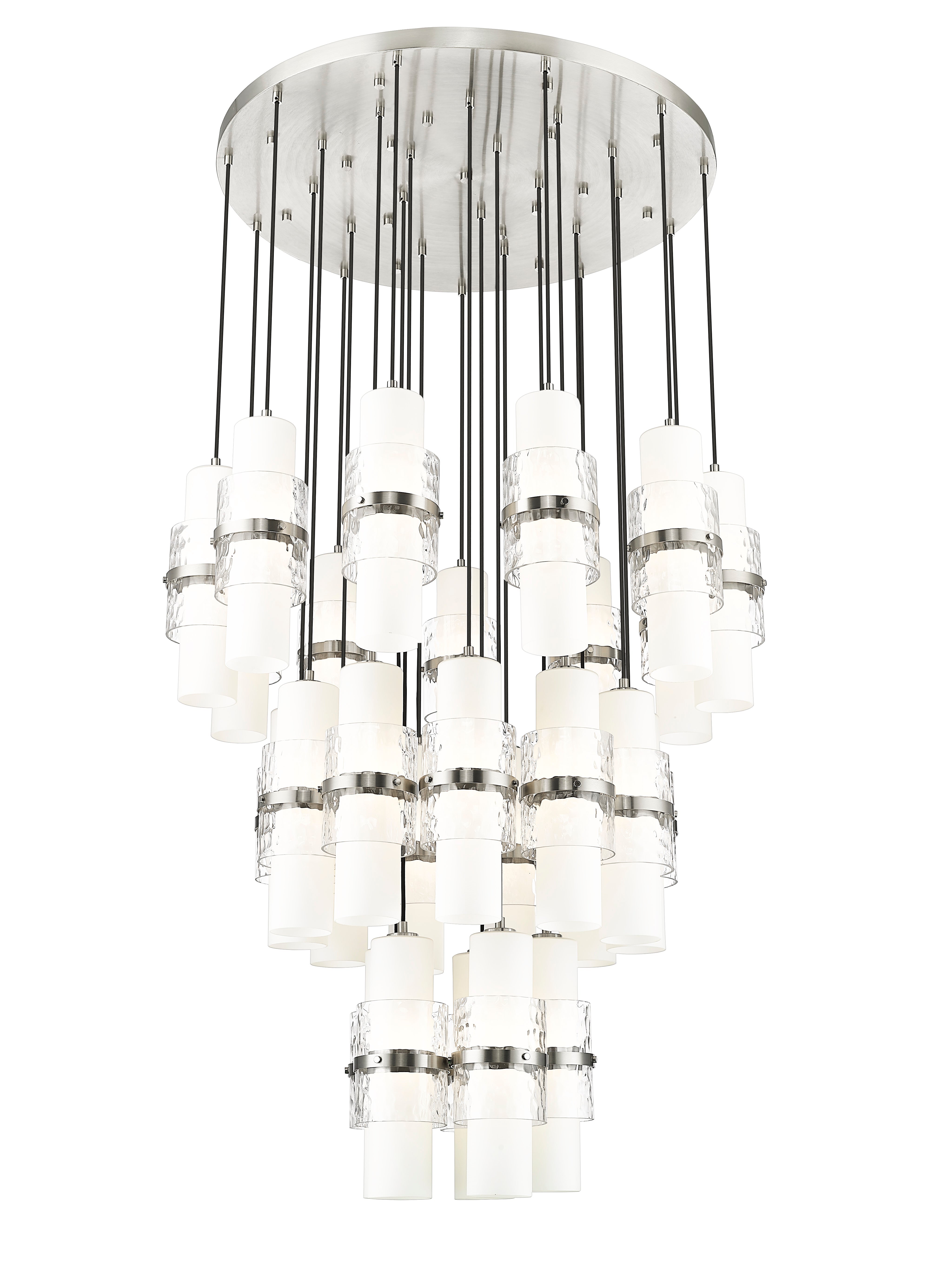 Cayden 27 Light Chandelier Brushed Nickel