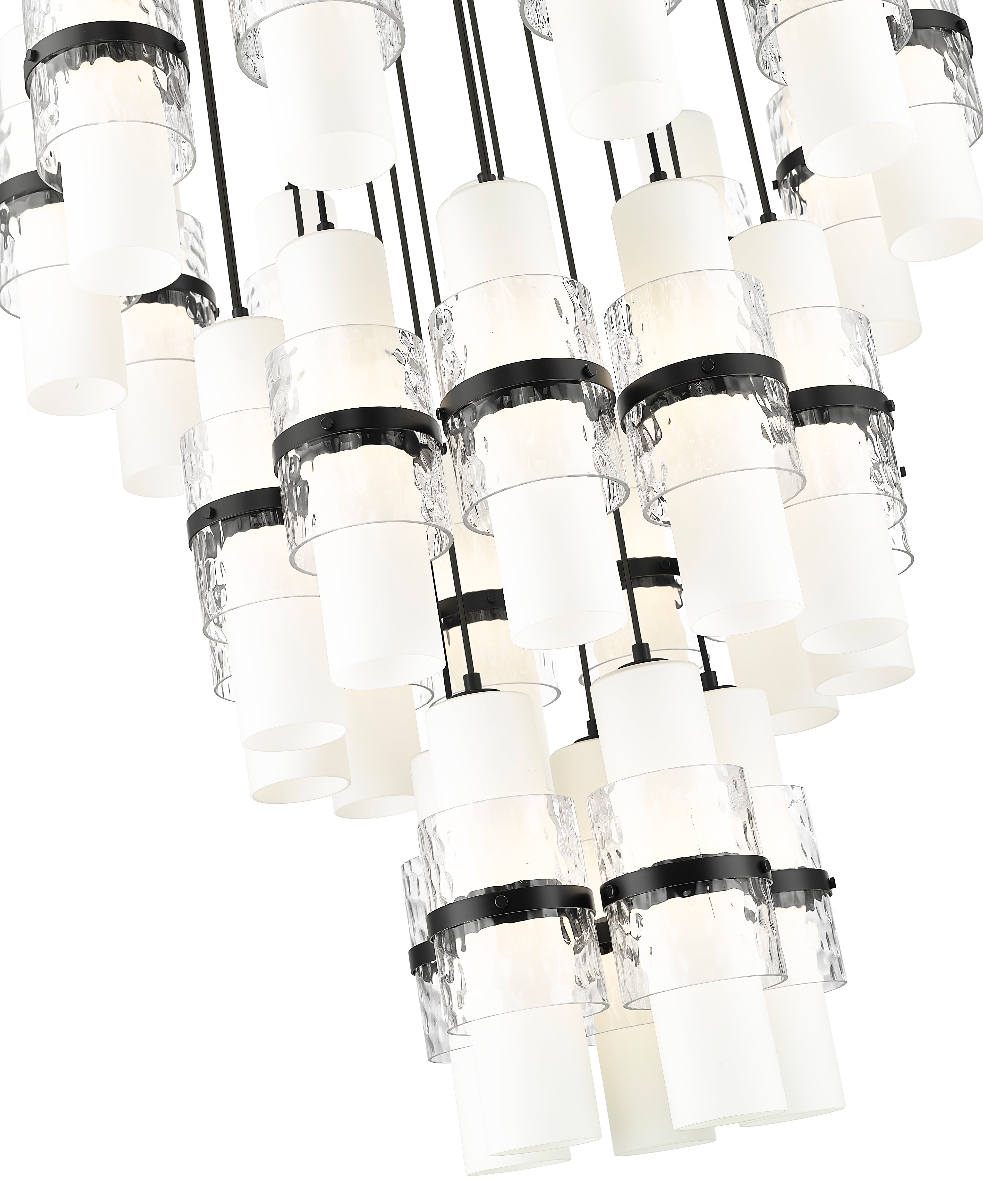 Cayden 27 Light Chandelier Matte Black