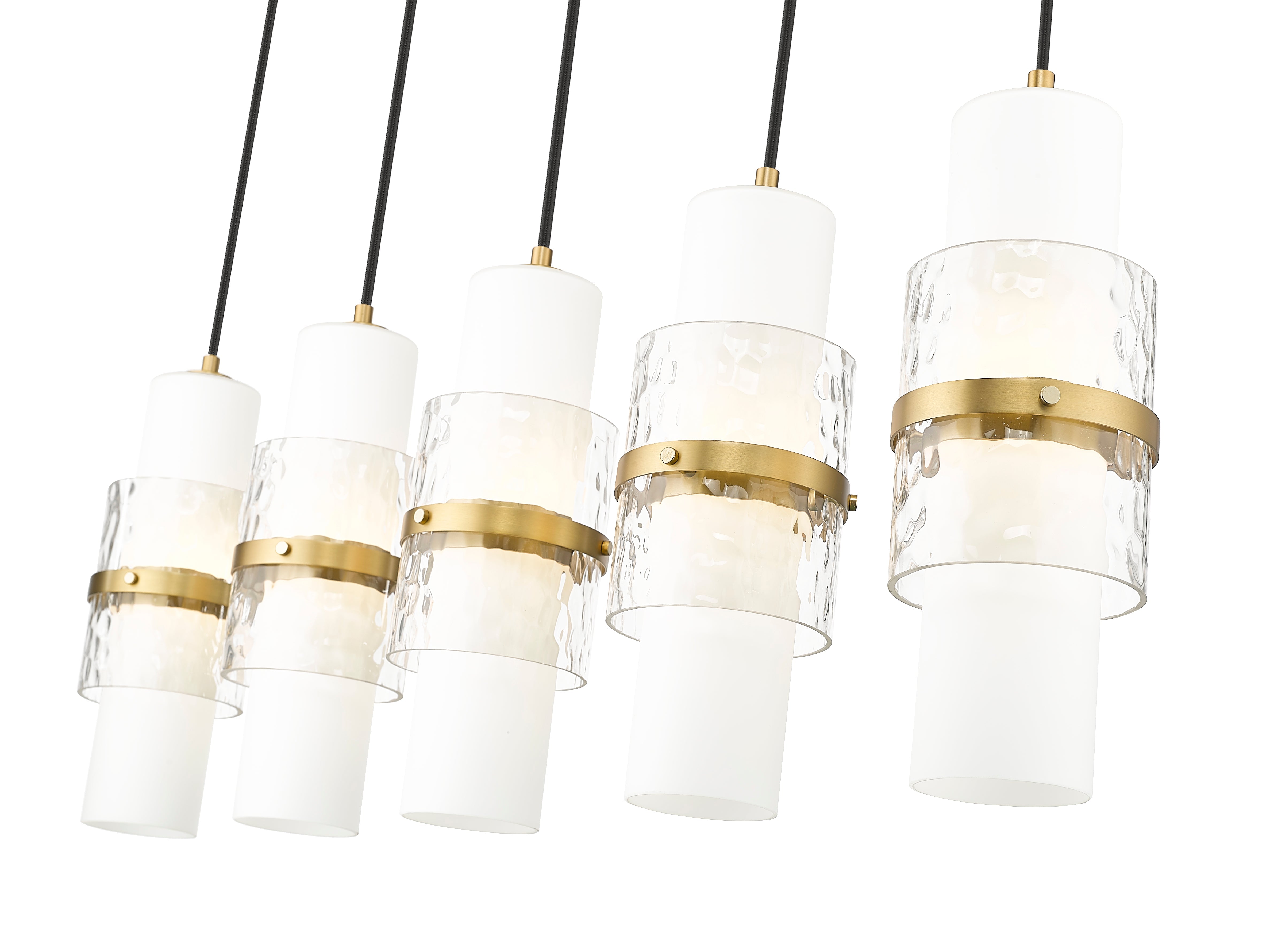 Cayden 5 Light Linear Chandelier Modern Gold