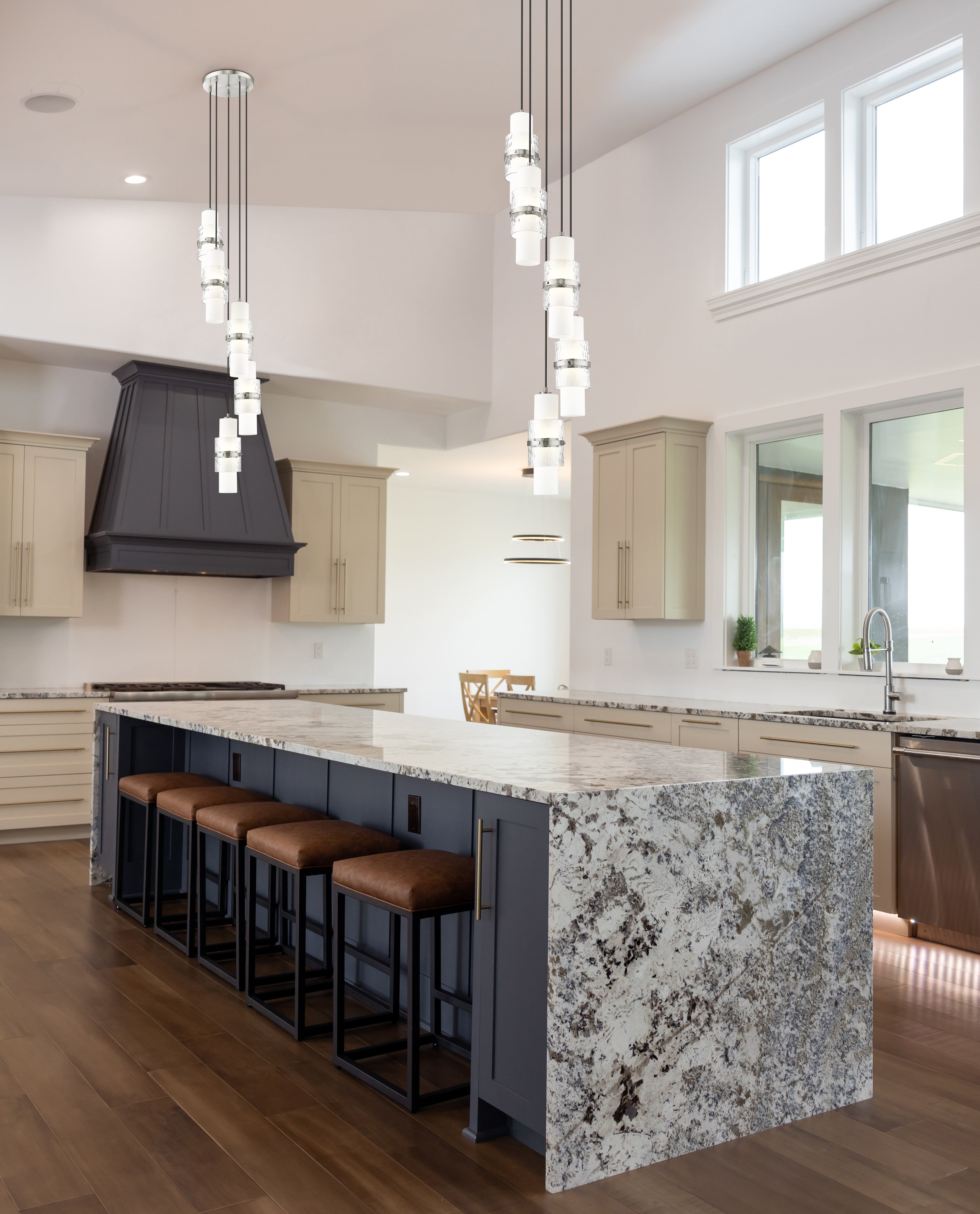 Cayden 5 Light Chandelier Brushed Nickel
