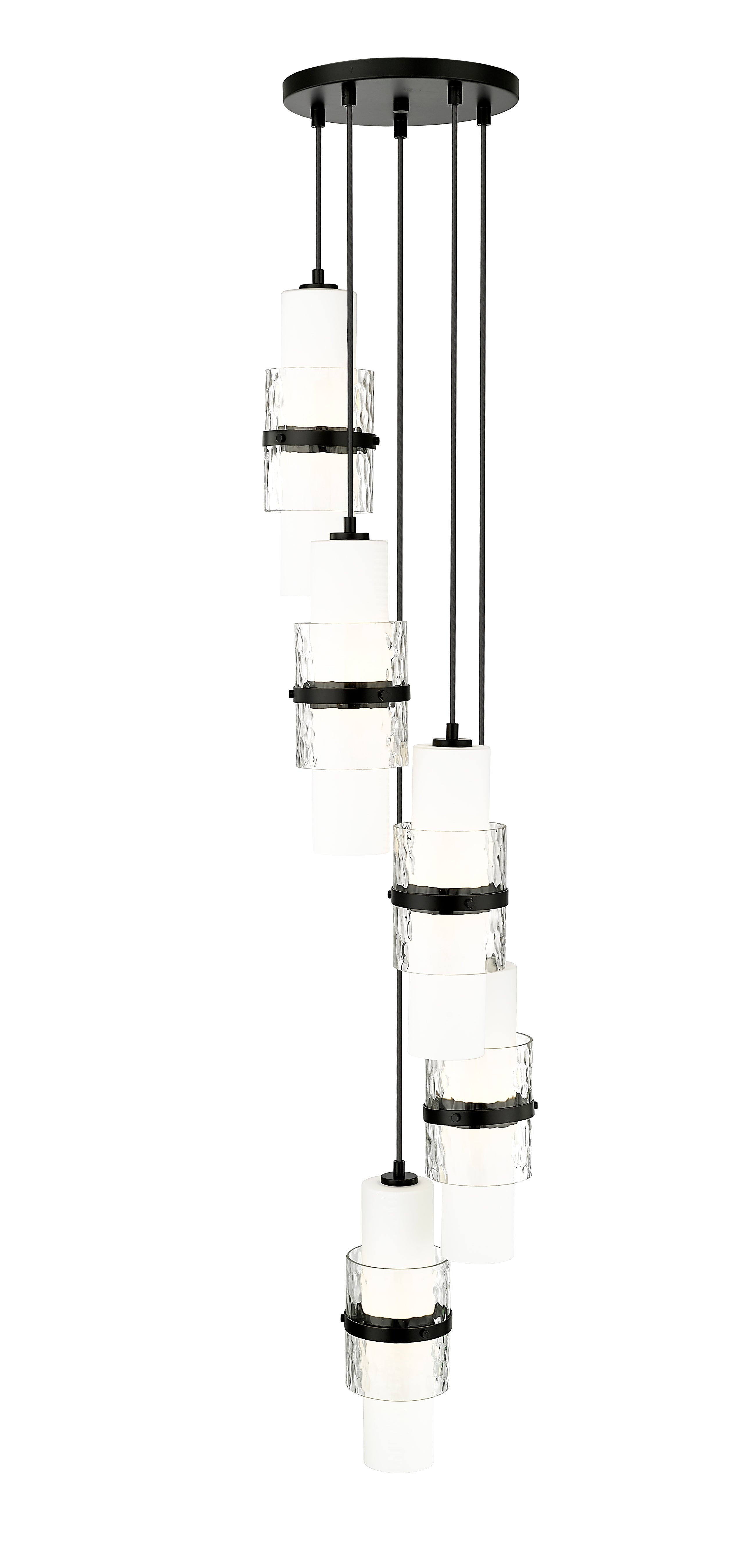 Cayden 5 Light Chandelier Matte Black
