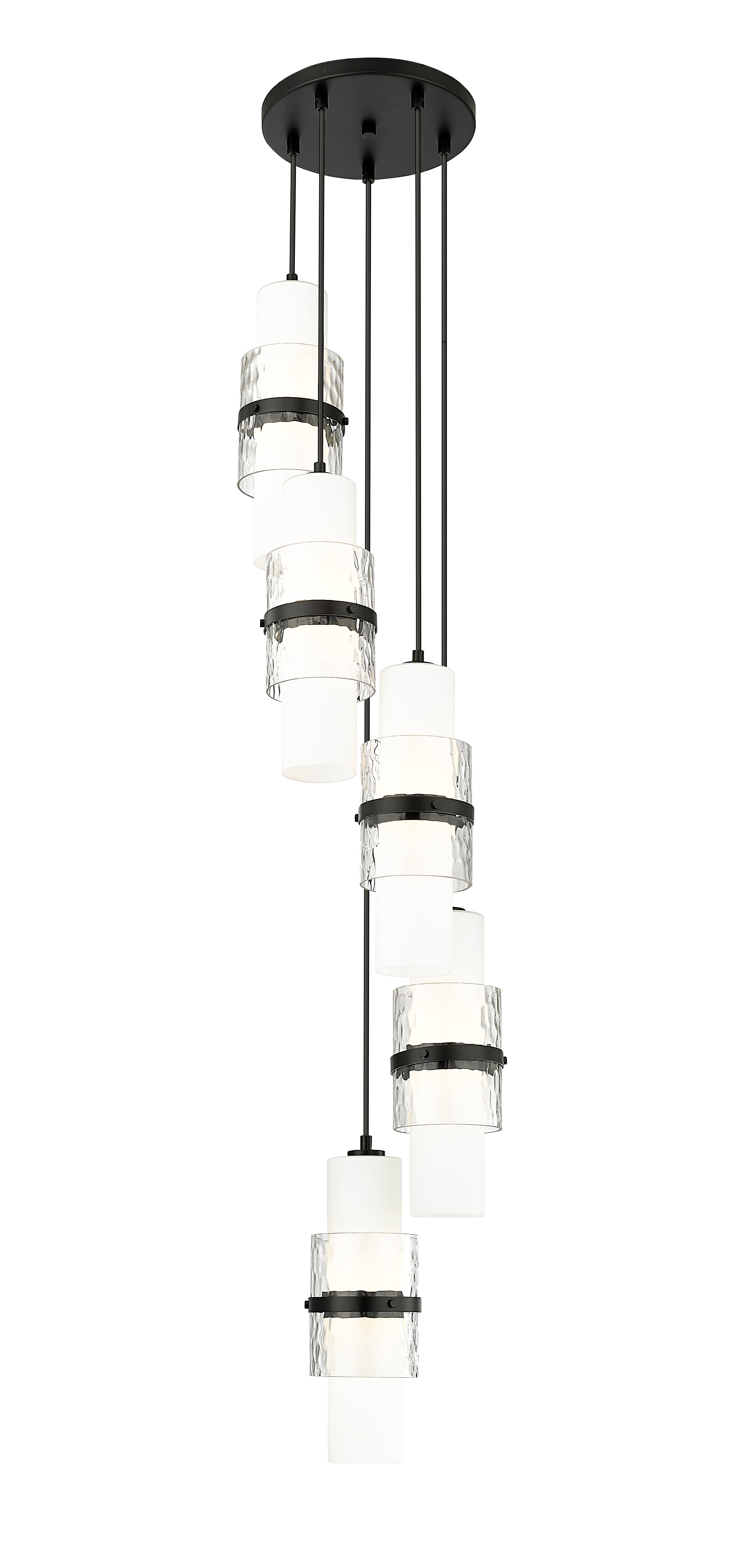 Cayden 5 Light Chandelier Matte Black