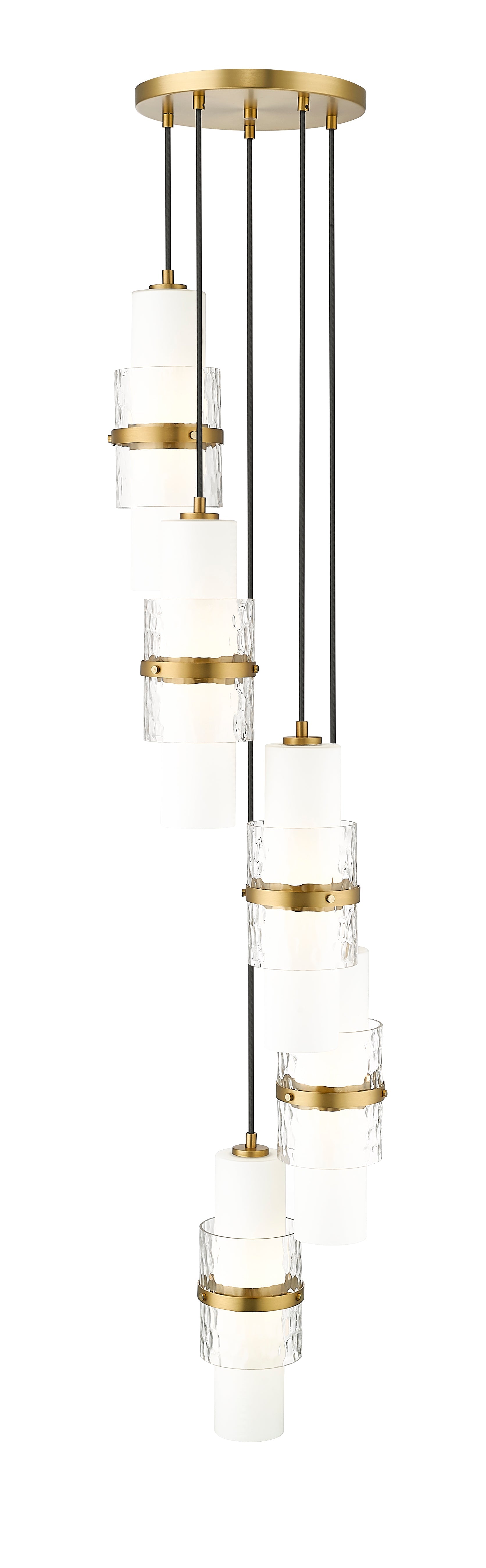 Cayden 5 Light Chandelier Modern Gold