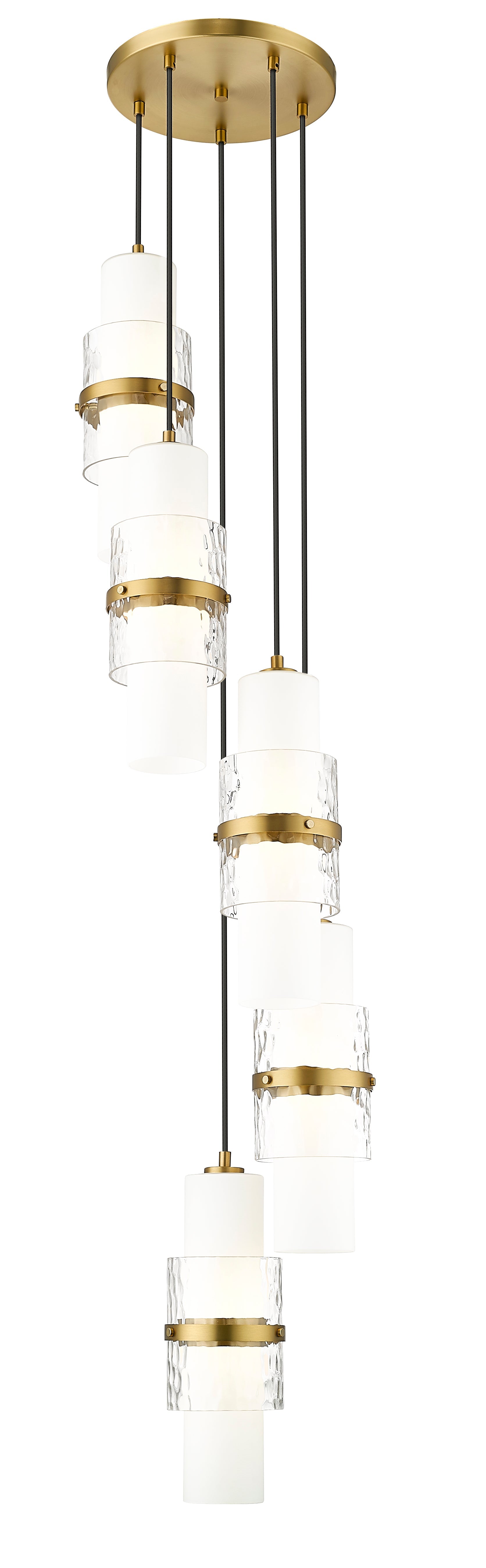 Cayden 5 Light Chandelier Modern Gold