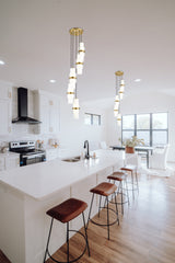 Cayden 5 Light Chandelier Modern Gold