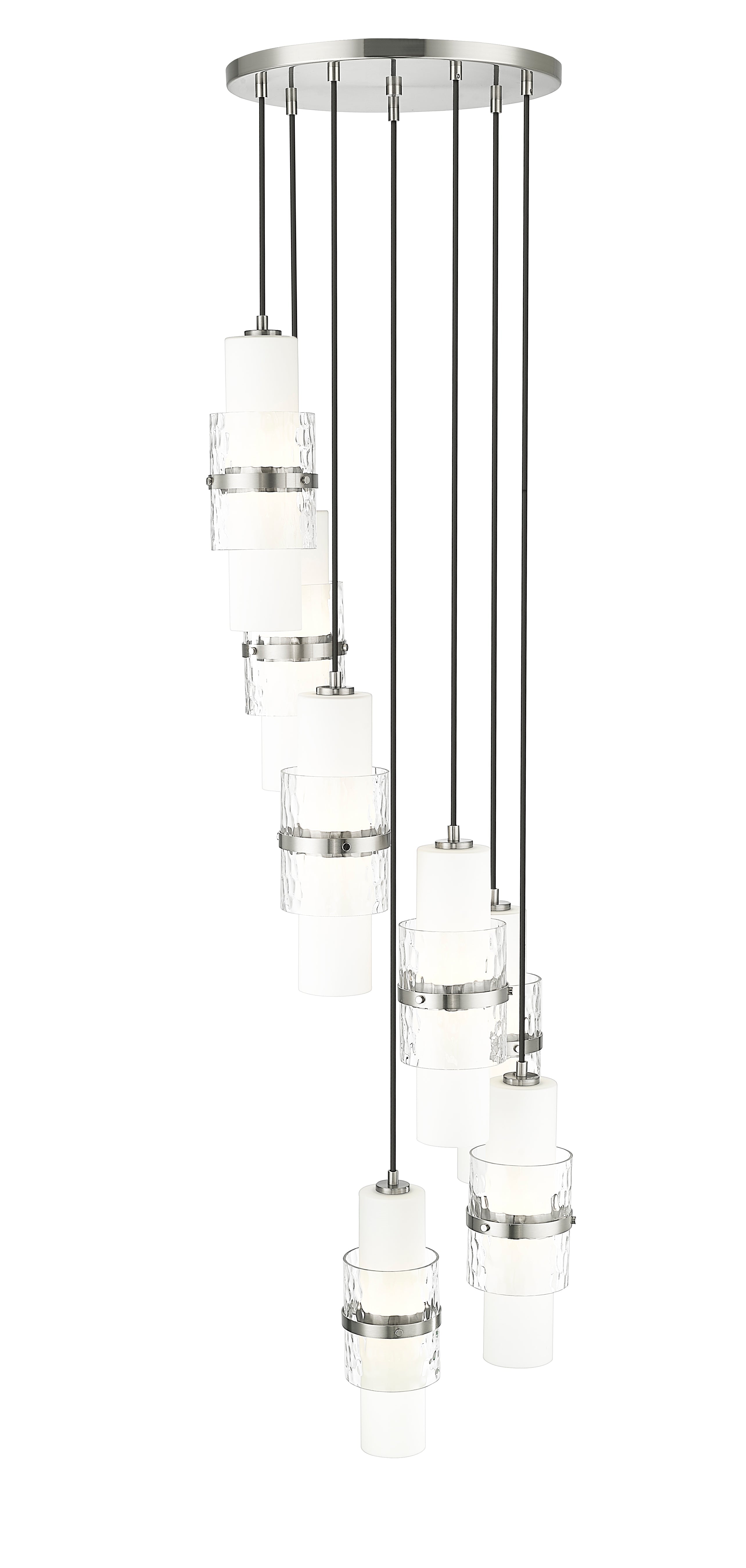 Cayden 7 Light Chandelier Brushed Nickel