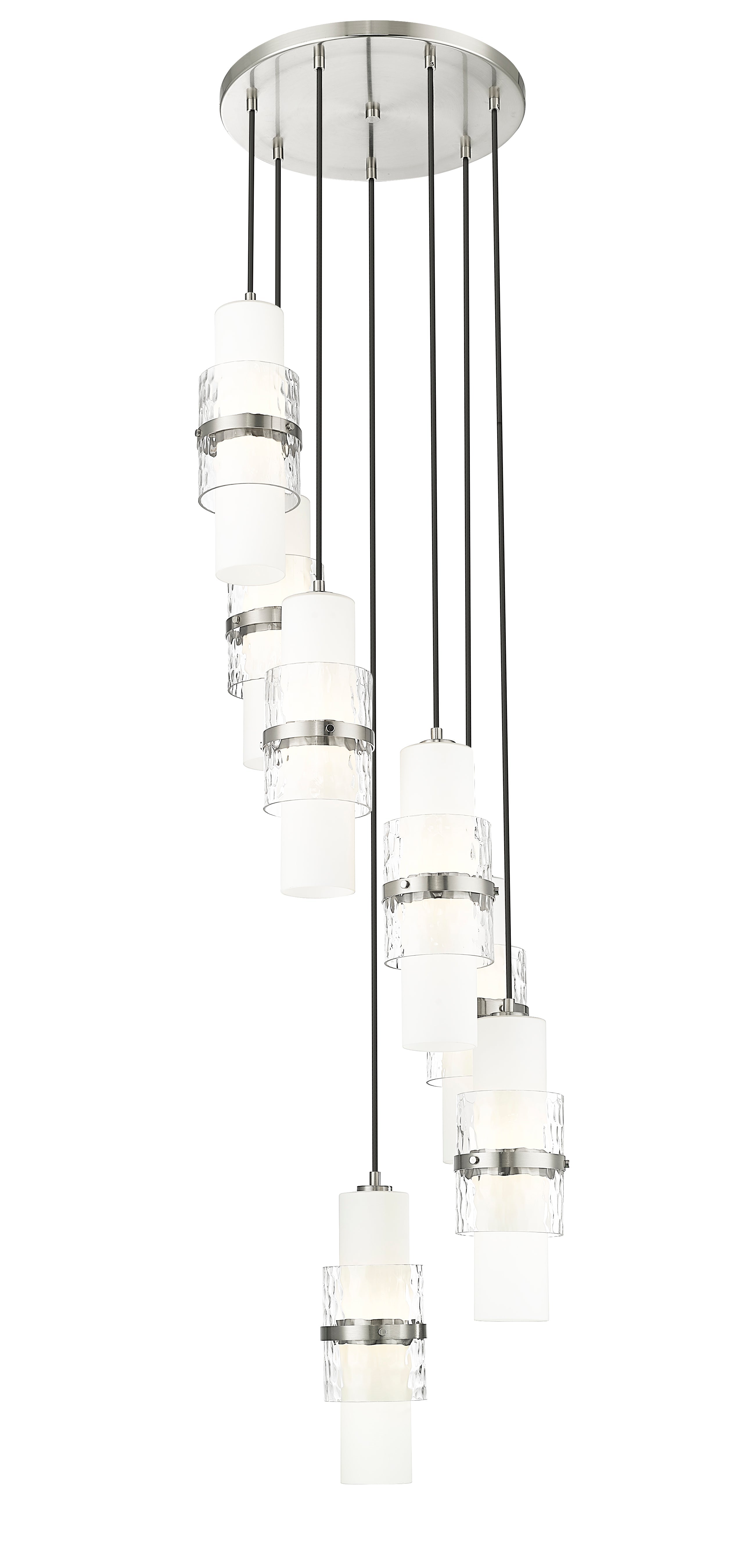 Cayden 7 Light Chandelier Brushed Nickel