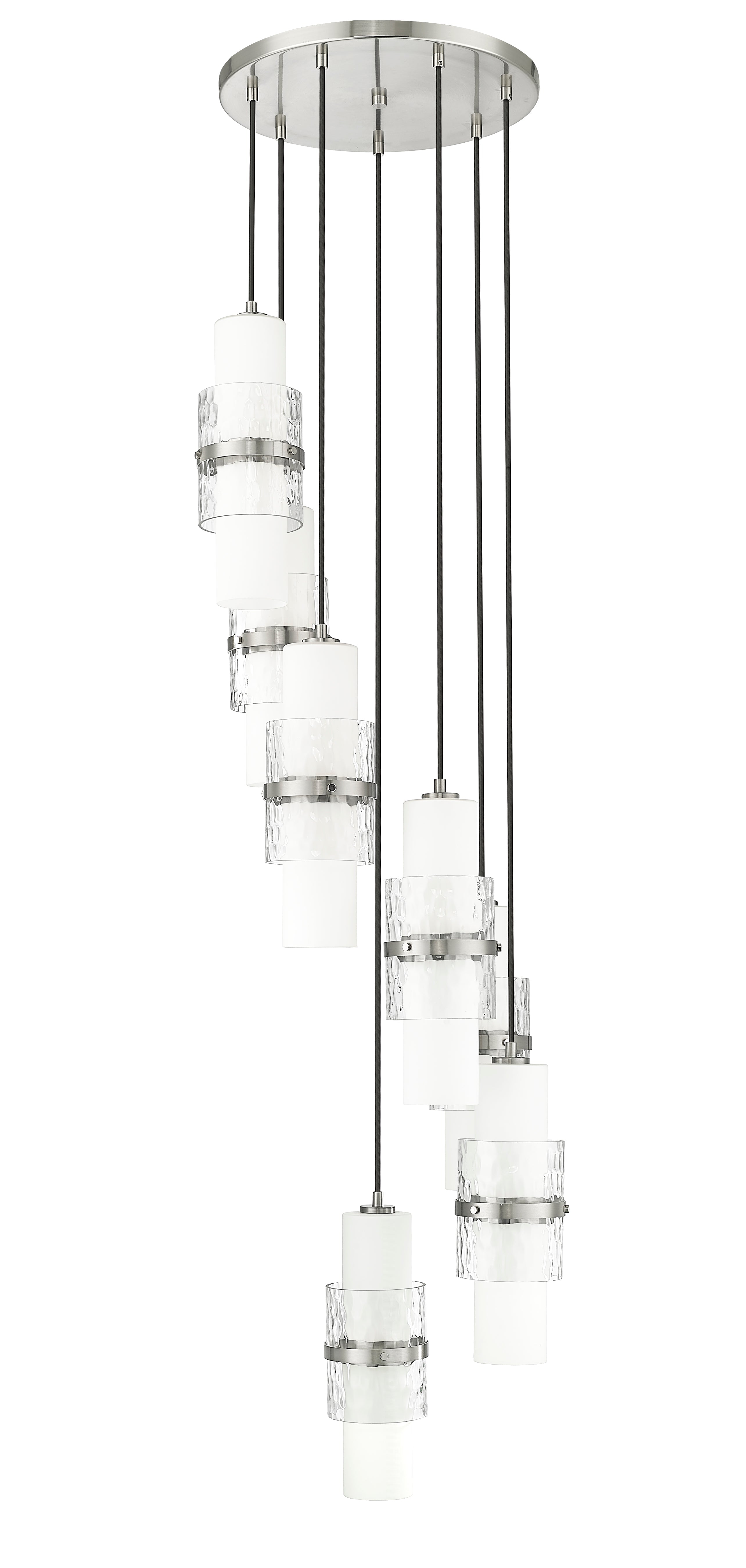 Cayden 7 Light Chandelier Brushed Nickel