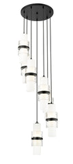 Cayden 7 Light Chandelier Matte Black