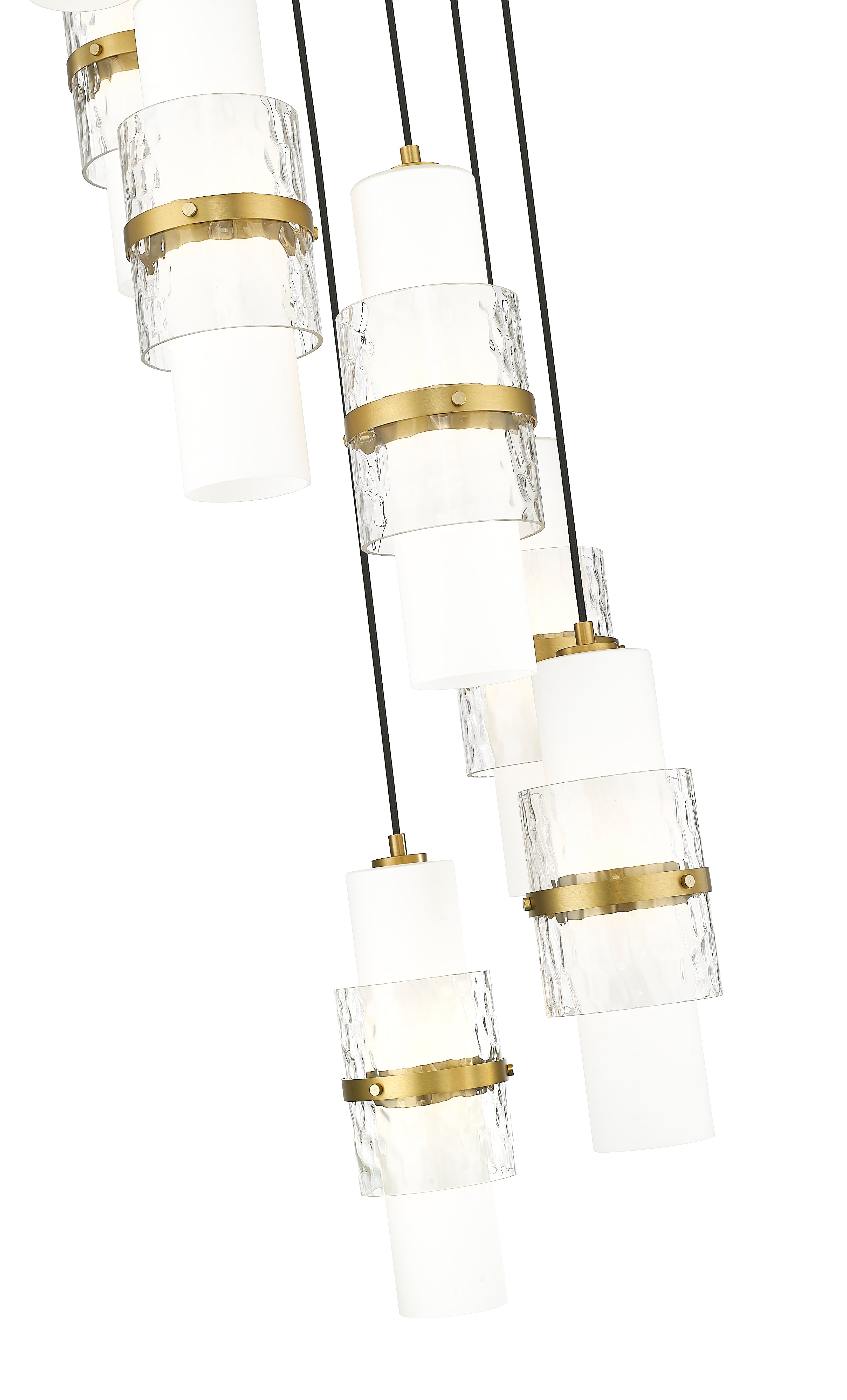 Cayden 7 Light Chandelier Modern Gold
