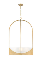 Devon 6 Light Chandelier Modern Gold