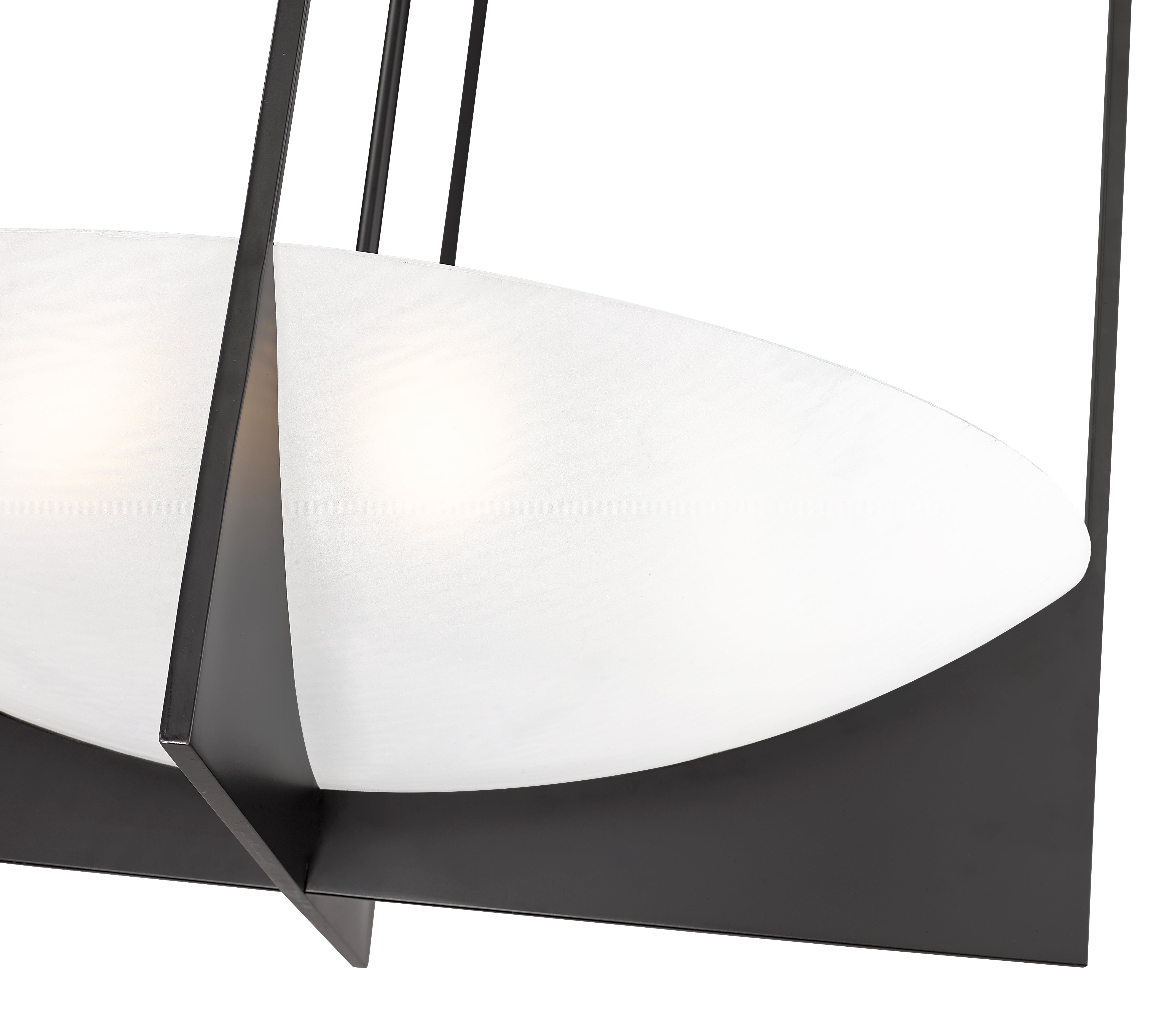 Devon 8 Light Chandelier Matte Black