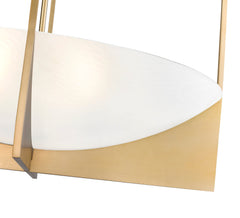 Devon 8 Light Chandelier Modern Gold