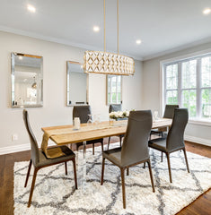 Harden 10 Light Linear Chandelier Modern Gold
