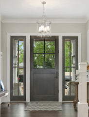 Katerina 4 Light Chandelier Brushed Nickel