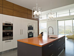 Katerina 4 Light Chandelier Brushed Nickel