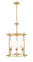 Katerina 4 Light Chandelier Rubbed Brass