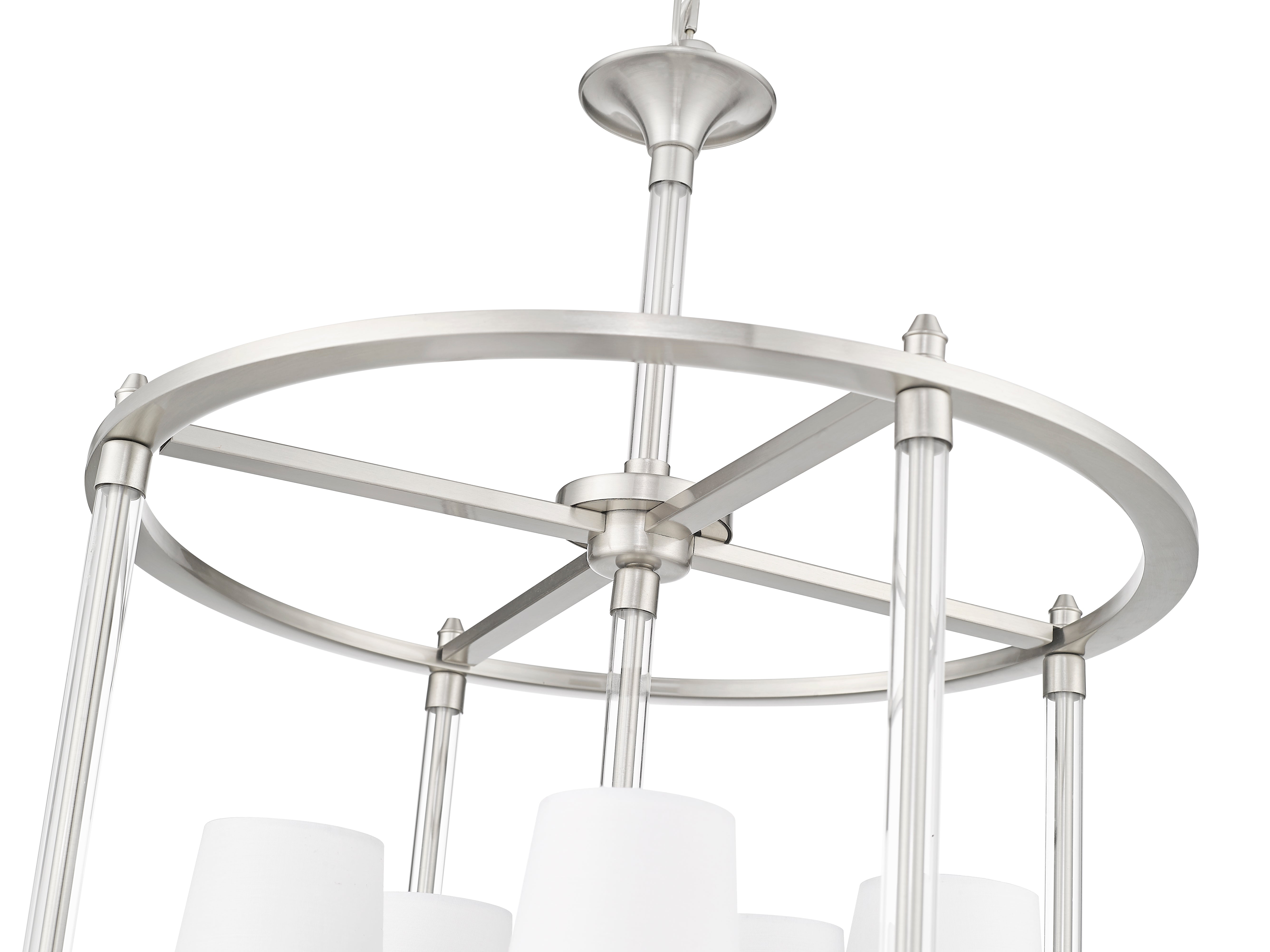 Katerina 5 Light Chandelier Brushed Nickel