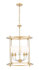 Katerina 5 Light Chandelier Rubbed Brass