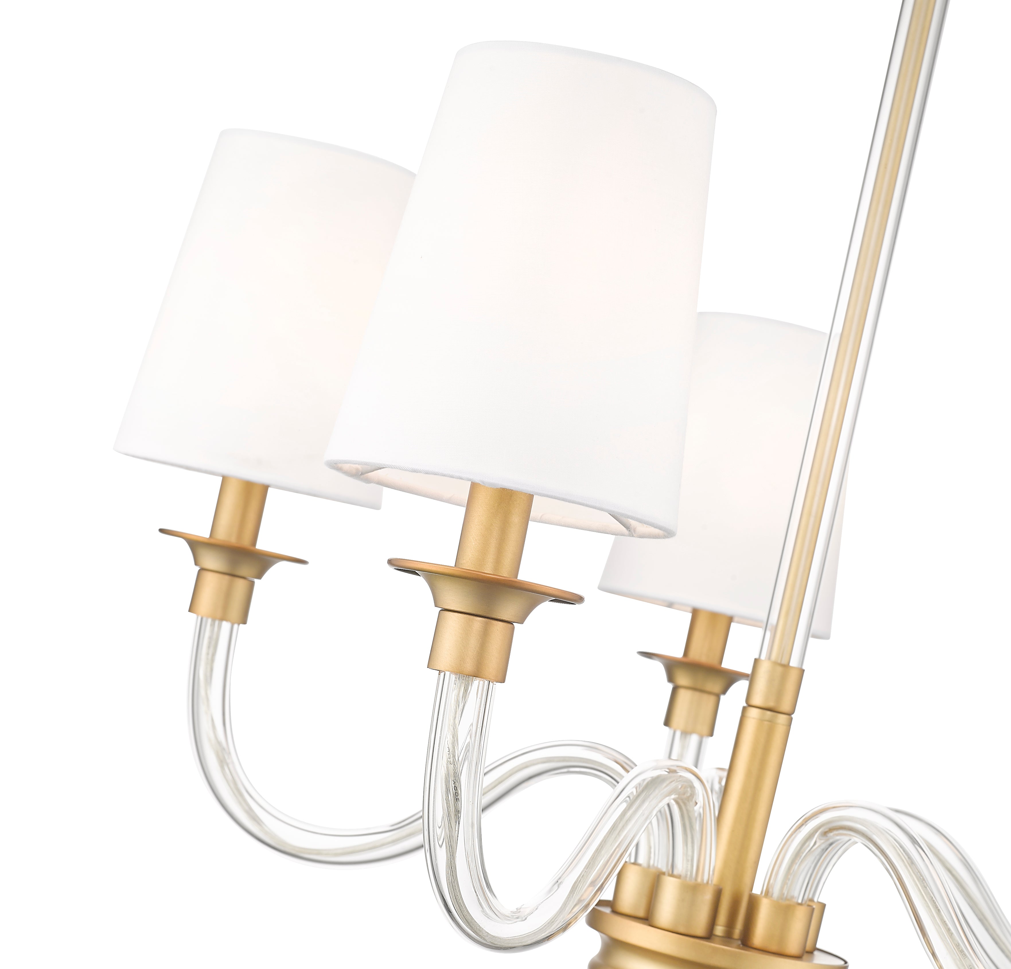 Katerina 5 Light Chandelier Rubbed Brass