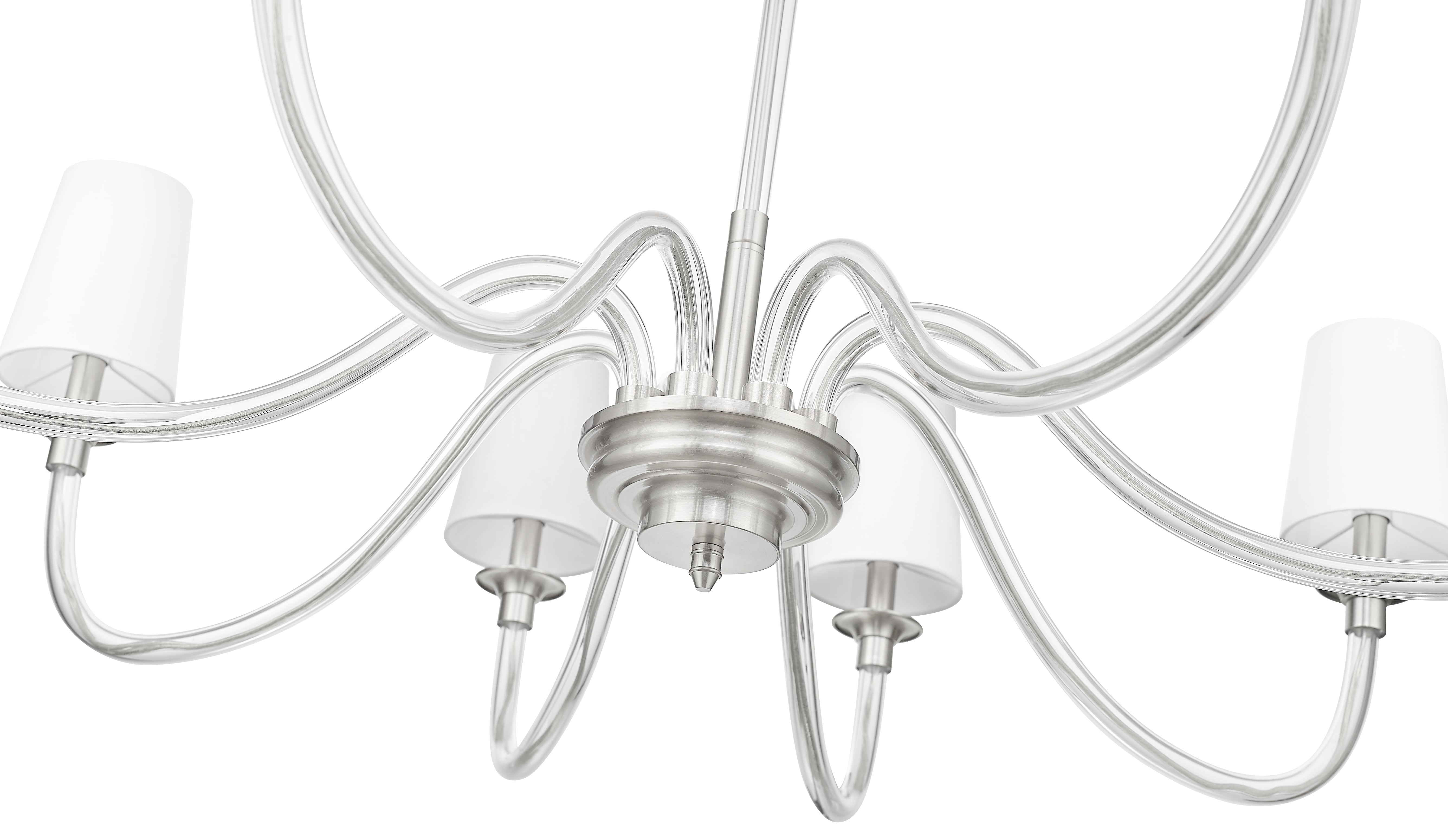 Katerina 8 Light Chandelier Brushed Nickel