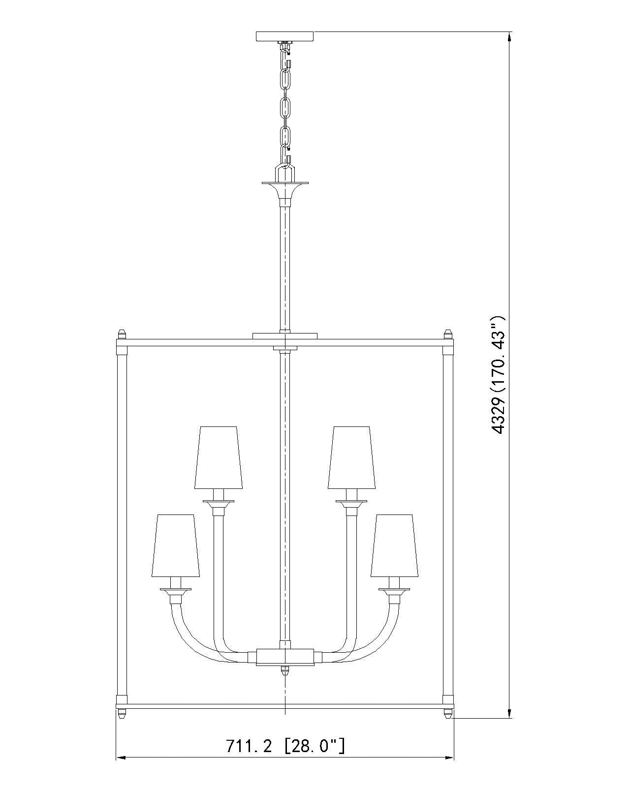 Katerina 9 Light Chandelier Rubbed Brass