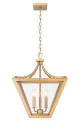 Montalcino 3 Light Chandelier Rubbed Brass