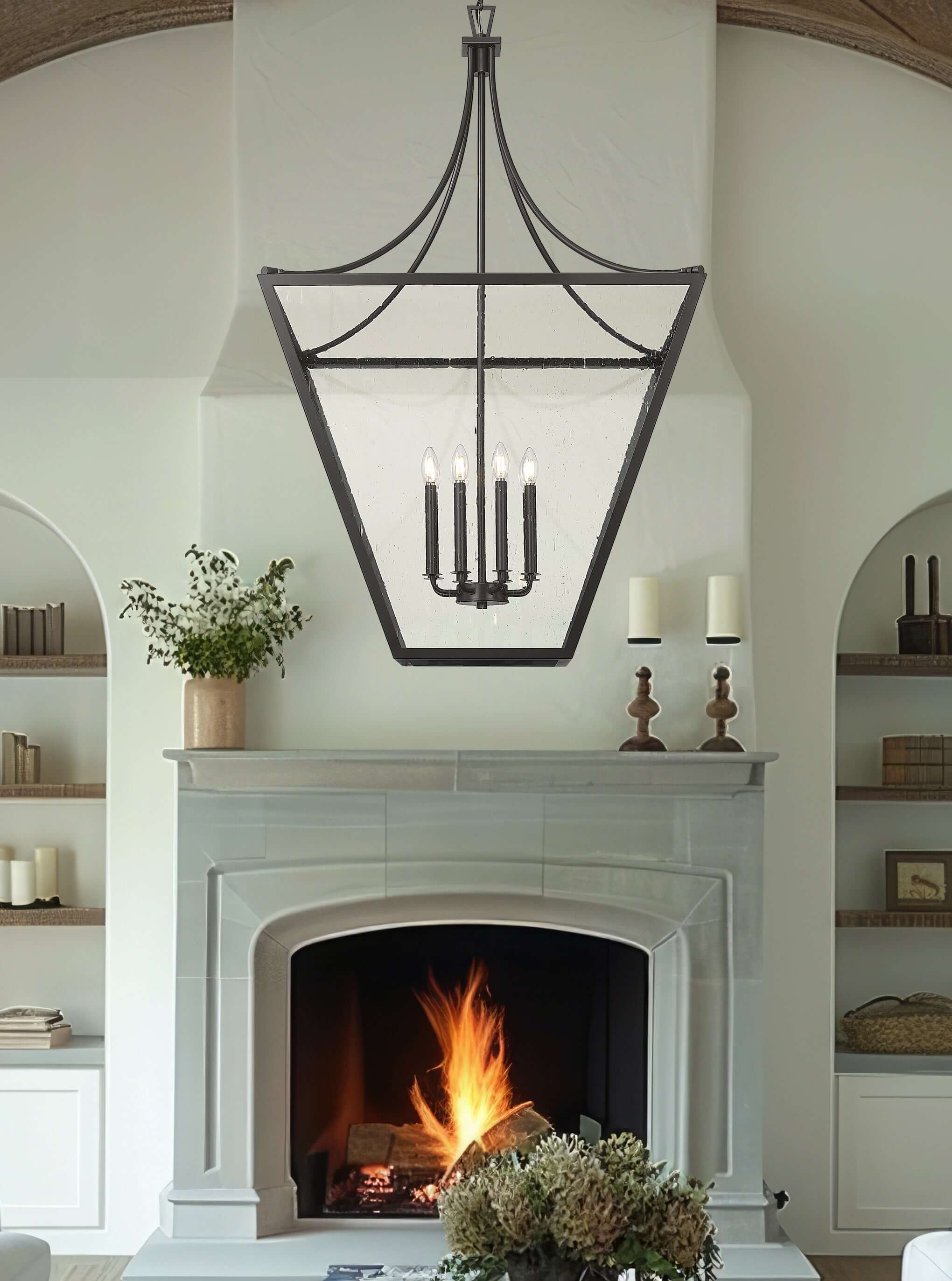Montalcino 8 Light Chandelier Iron Ore