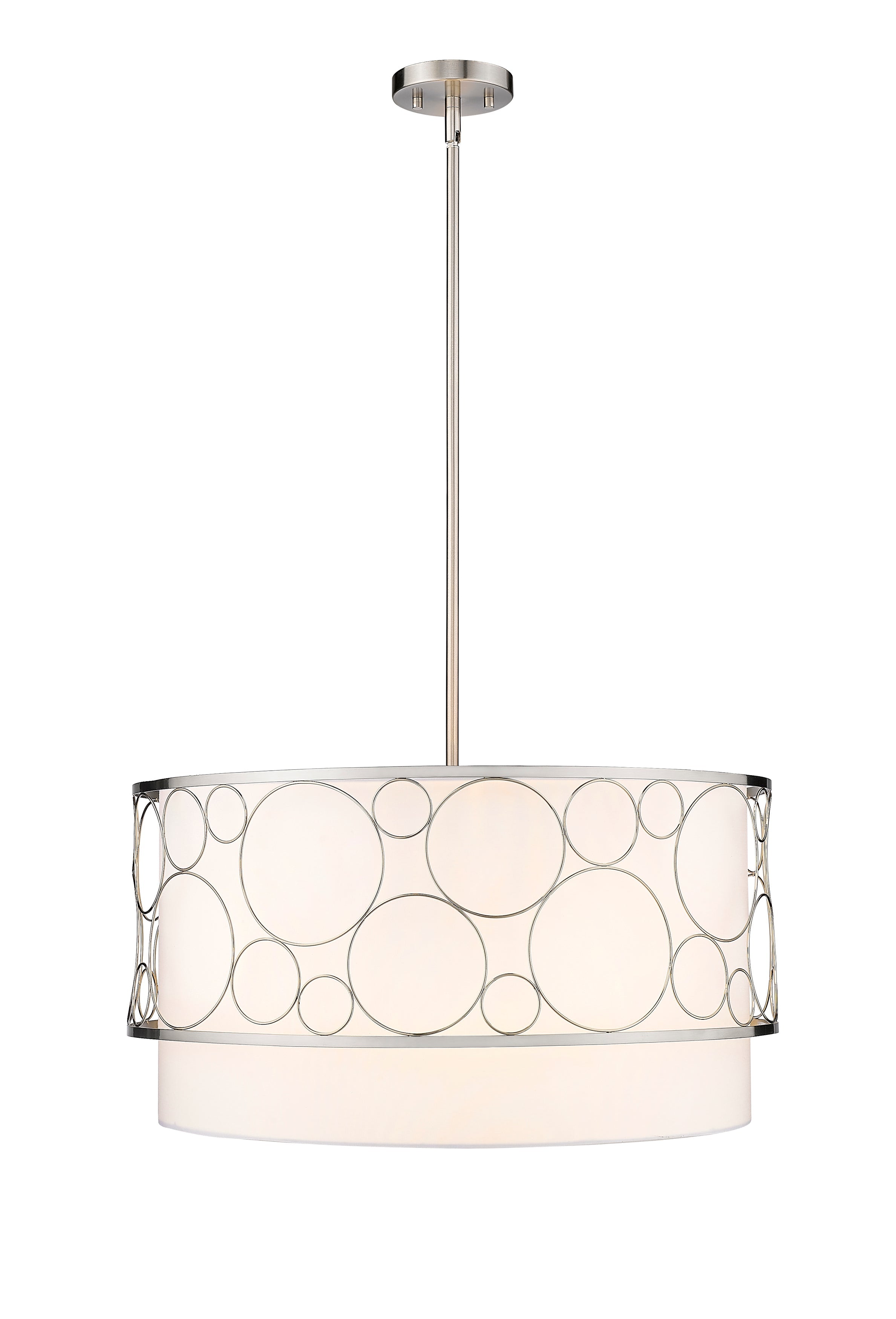 Kendall 4 Light Chandelier Brushed Nickel