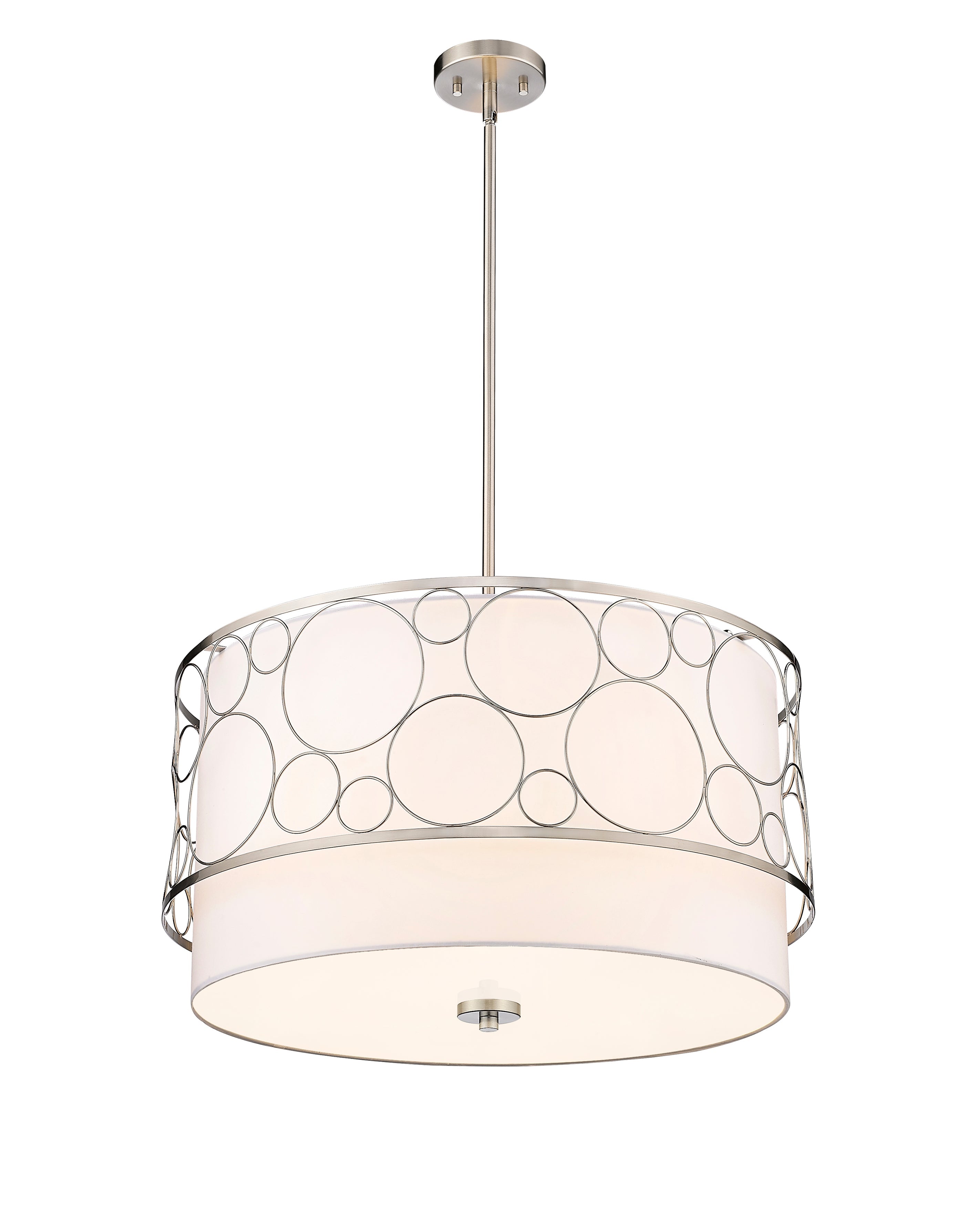 Kendall 4 Light Chandelier Brushed Nickel