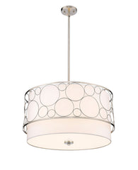 Kendall 4 Light Chandelier Brushed Nickel