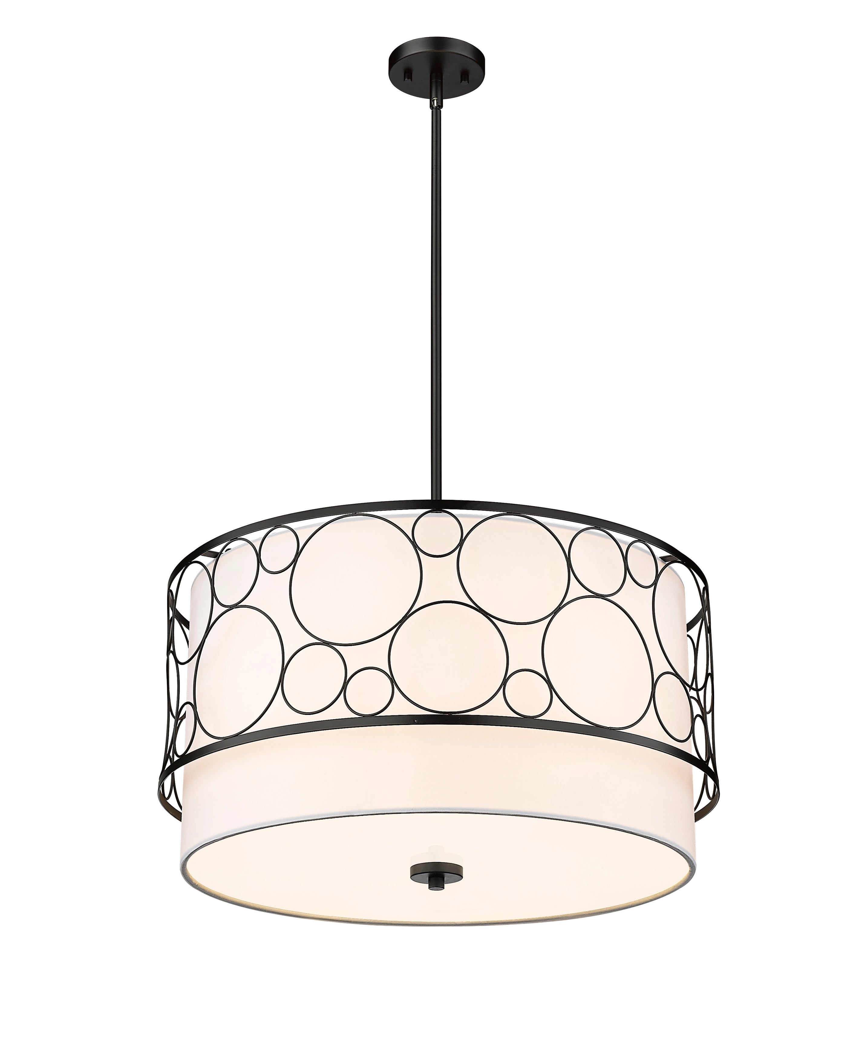 Kendall 4 Light Chandelier Matte Black