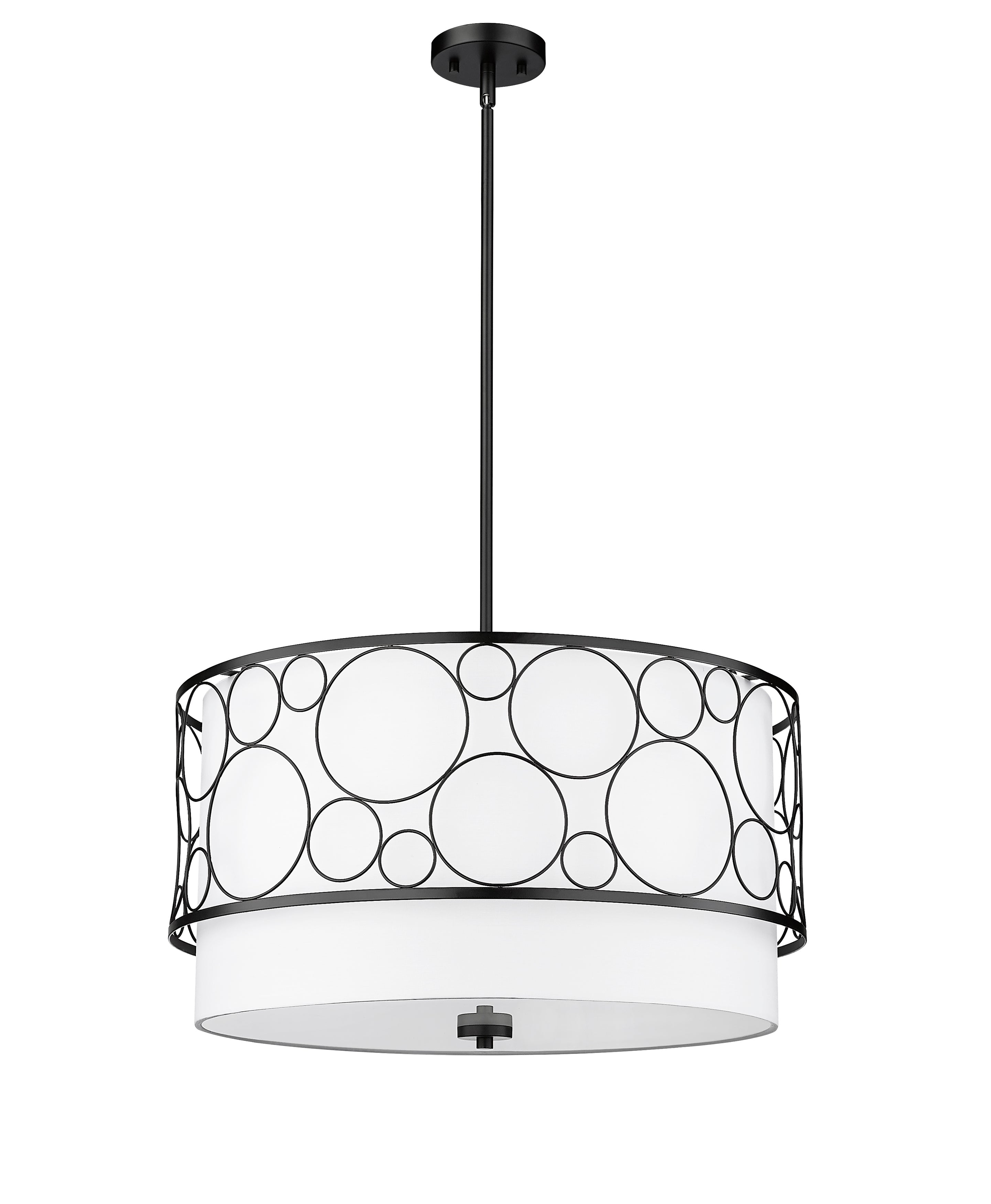 Kendall 4 Light Chandelier Matte Black