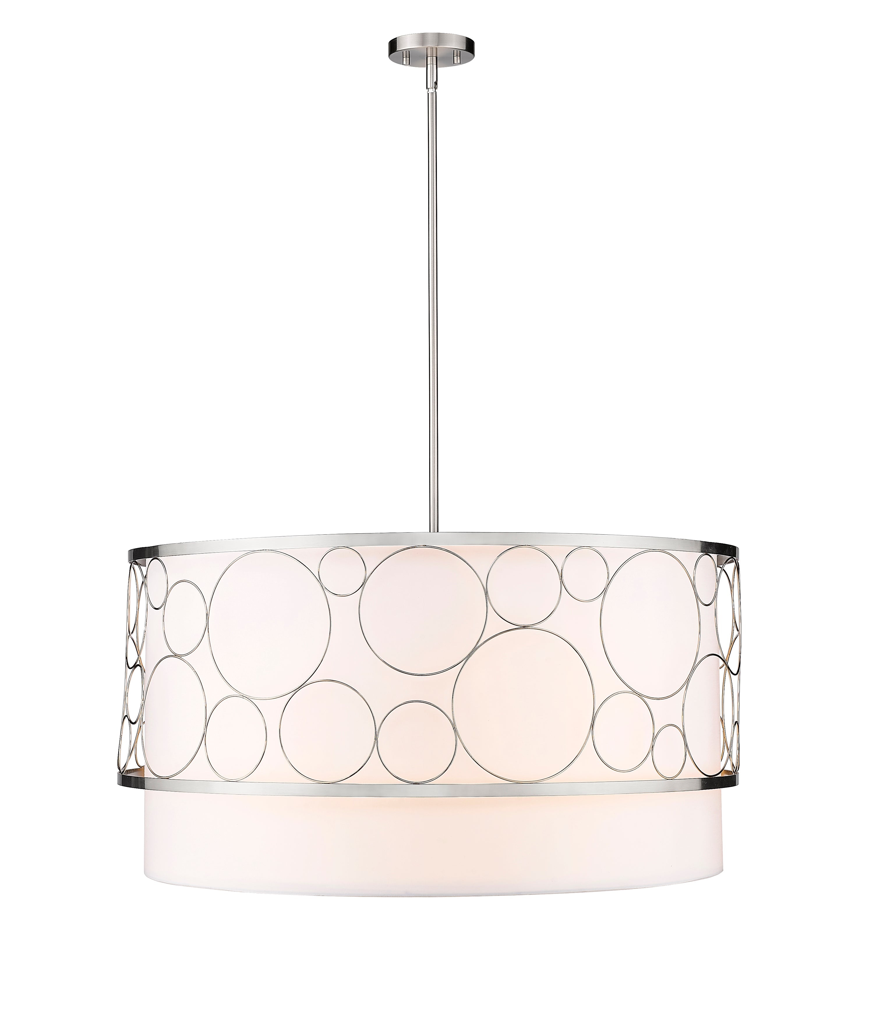 Kendall 5 Light Chandelier Brushed Nickel