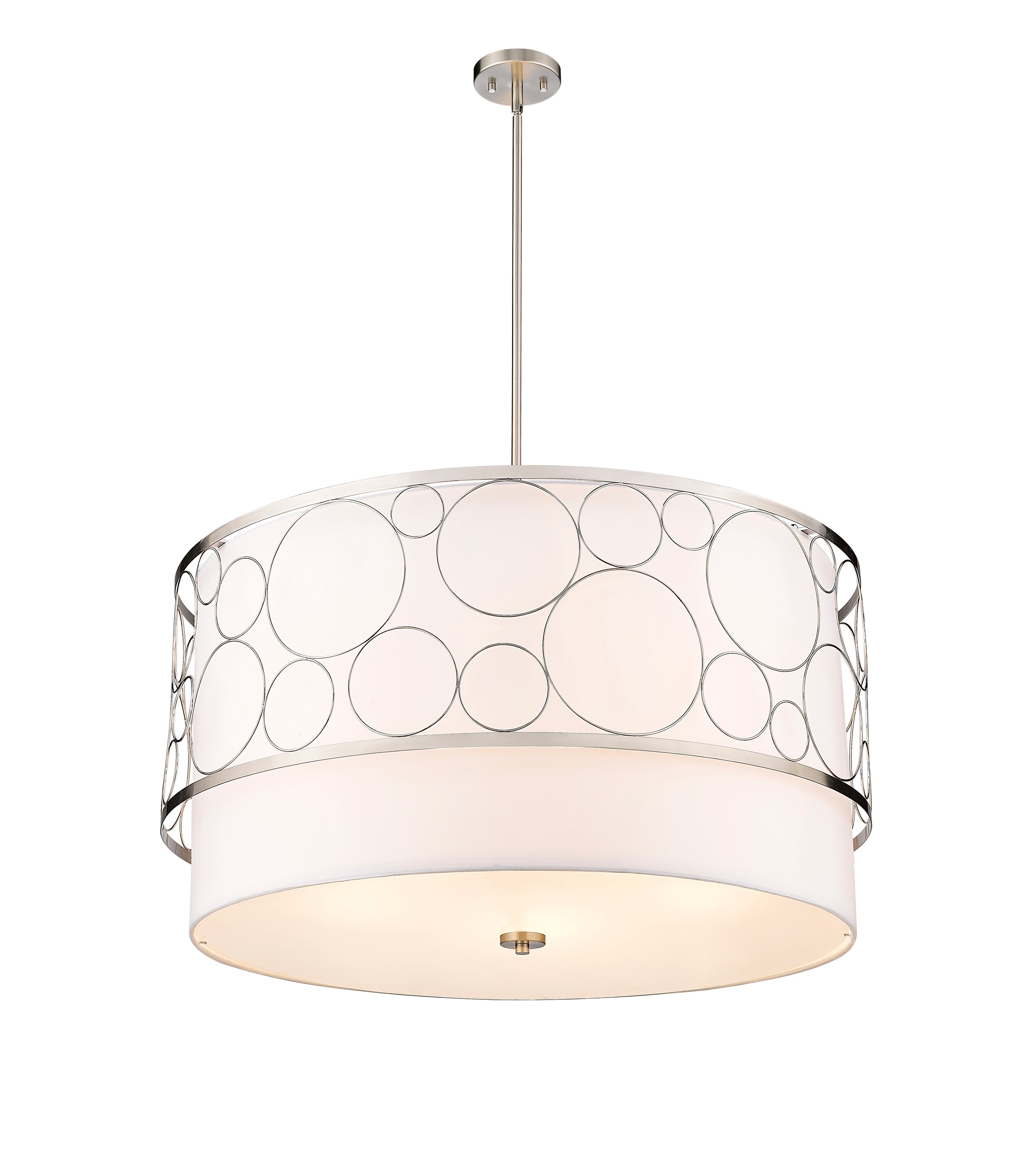 Kendall 5 Light Chandelier Brushed Nickel
