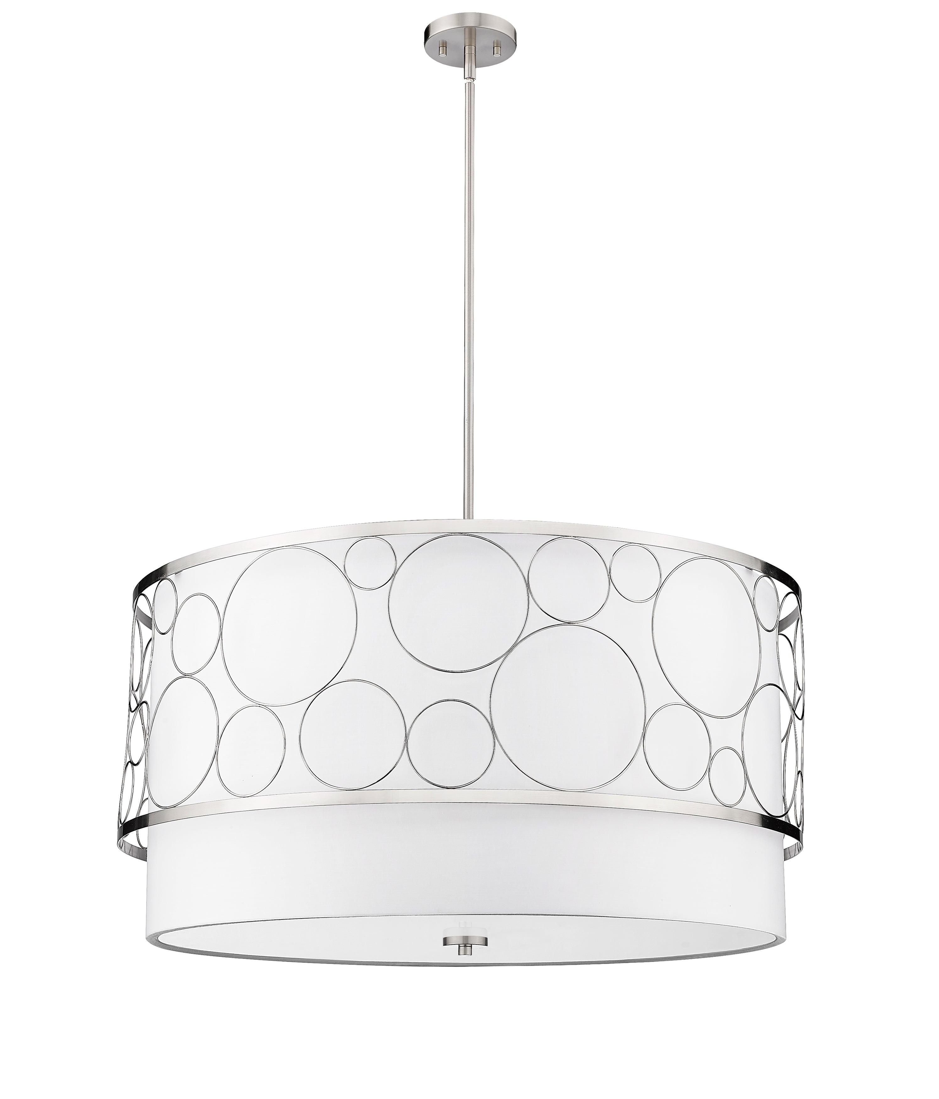 Kendall 5 Light Chandelier Brushed Nickel