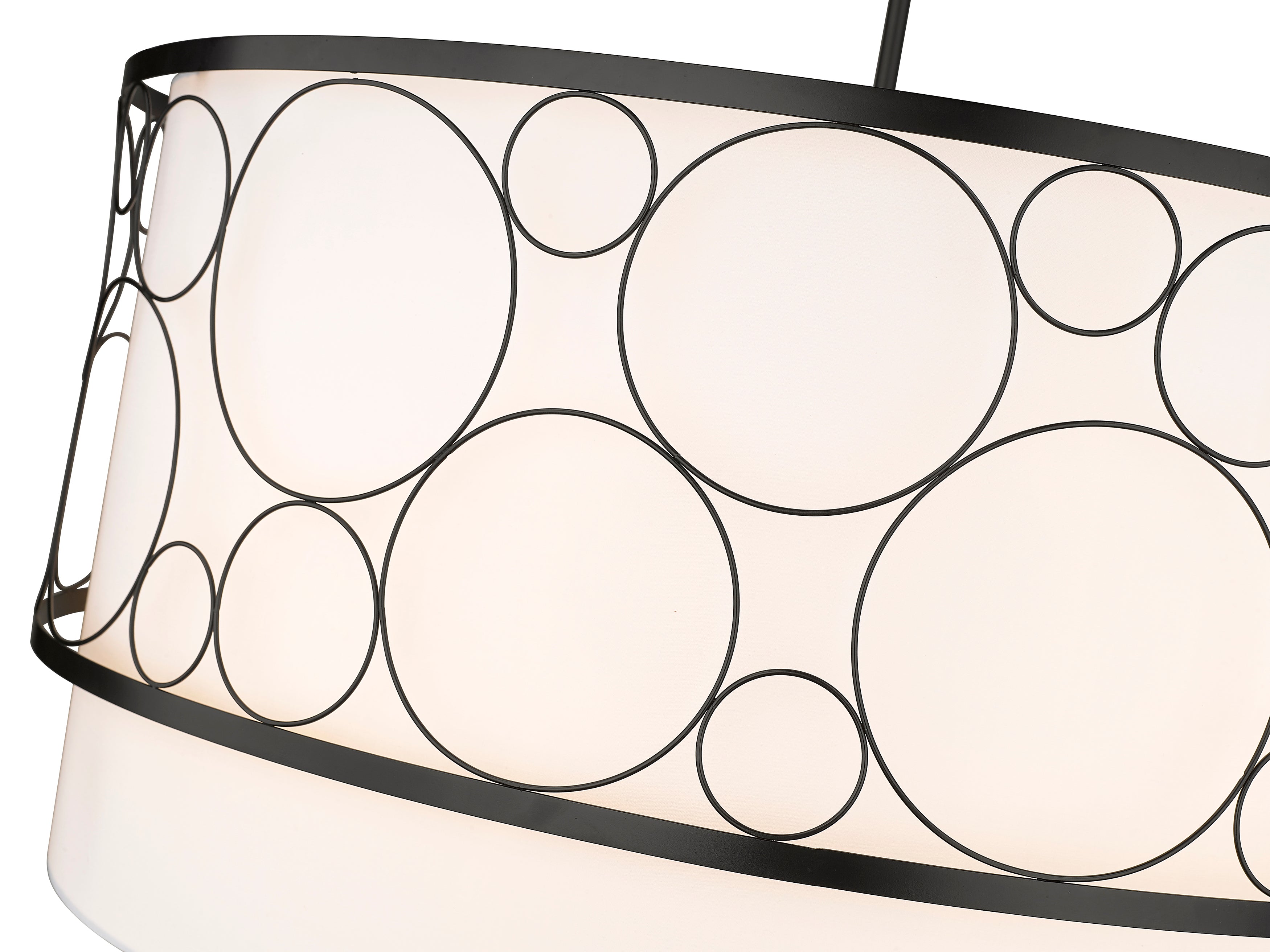 Kendall 5 Light Chandelier Matte Black